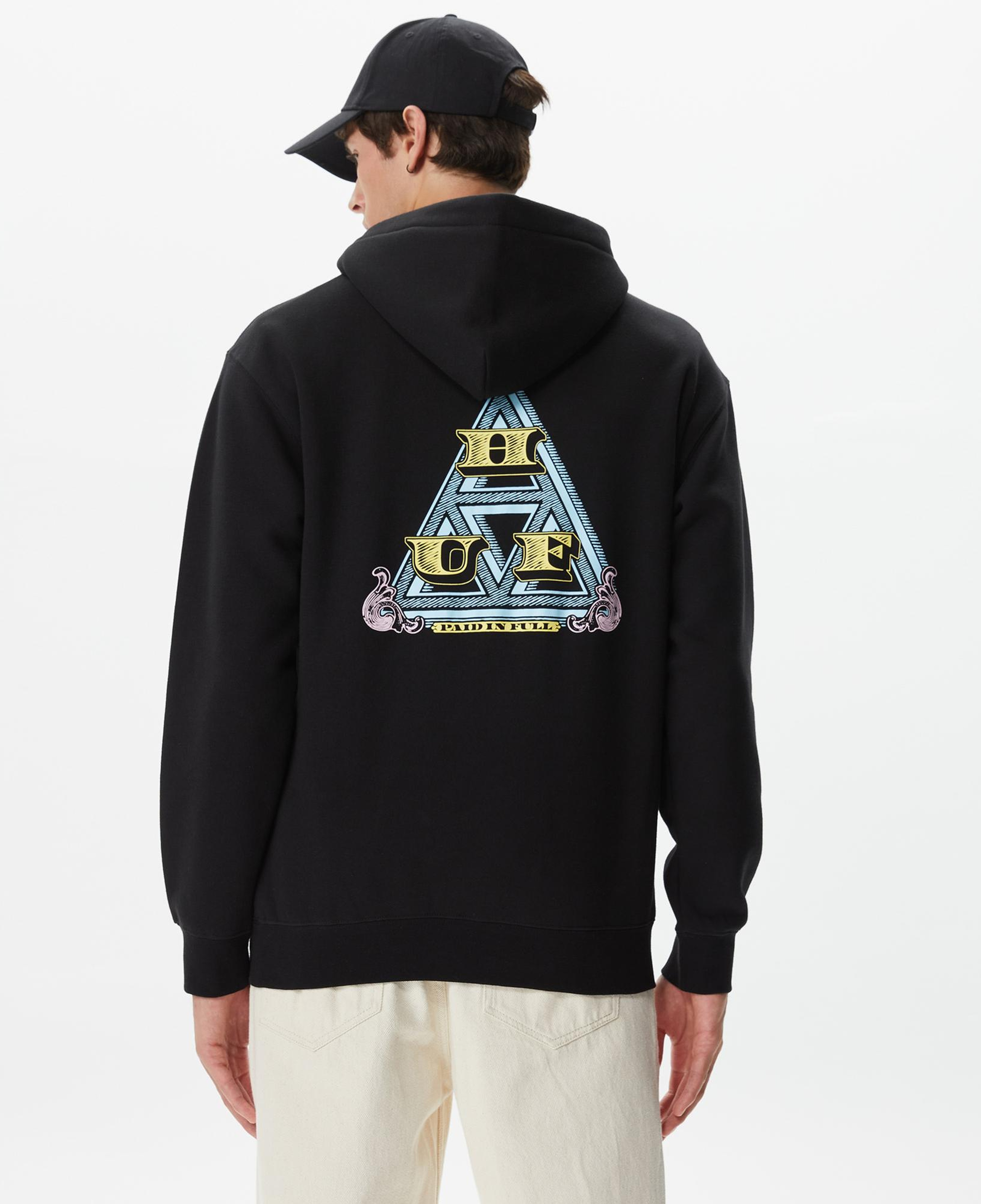 Huf Paid In Full Pullover Erkek Siyah Hoodie
