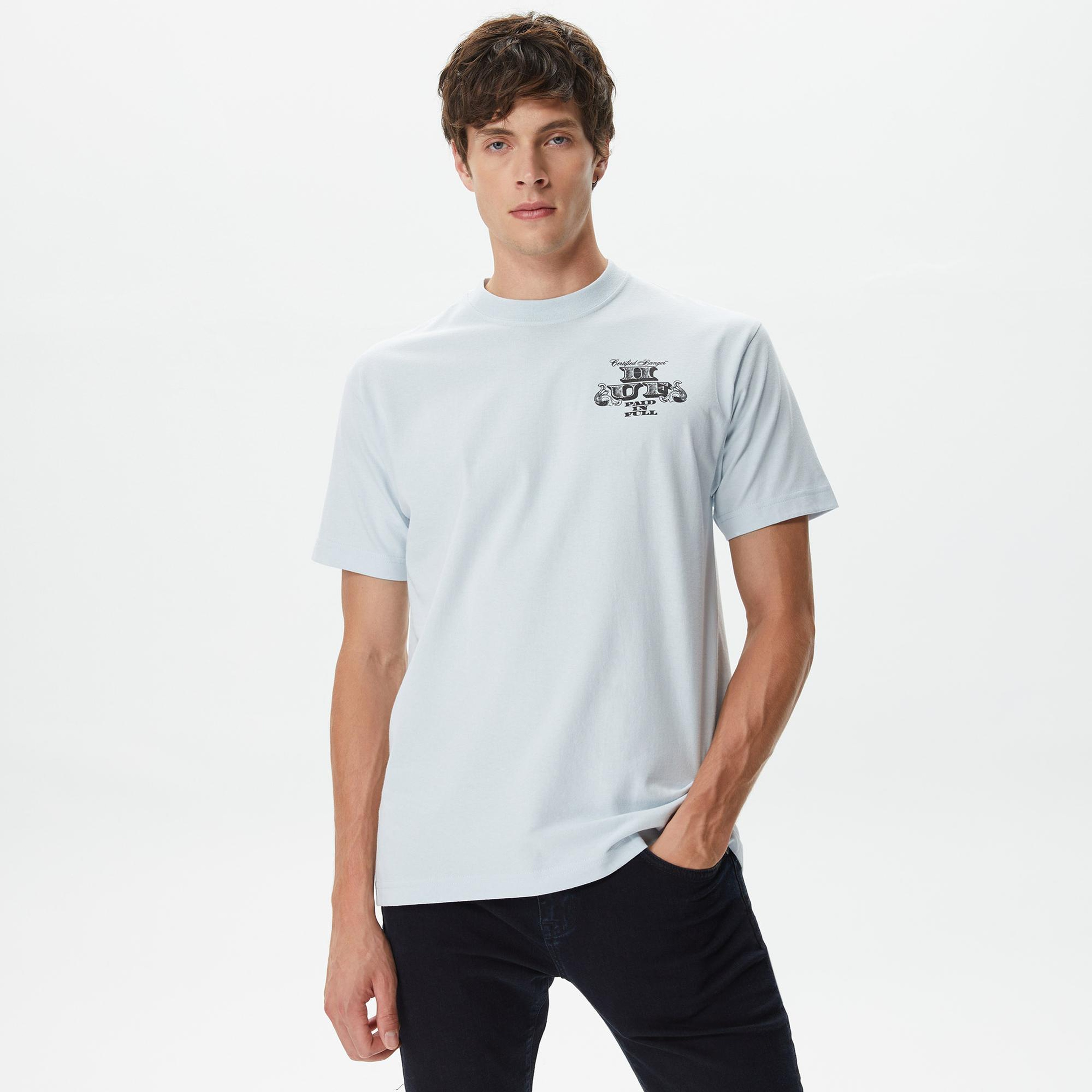 Huf Paid In Full Erkek Beyaz T-Shirt