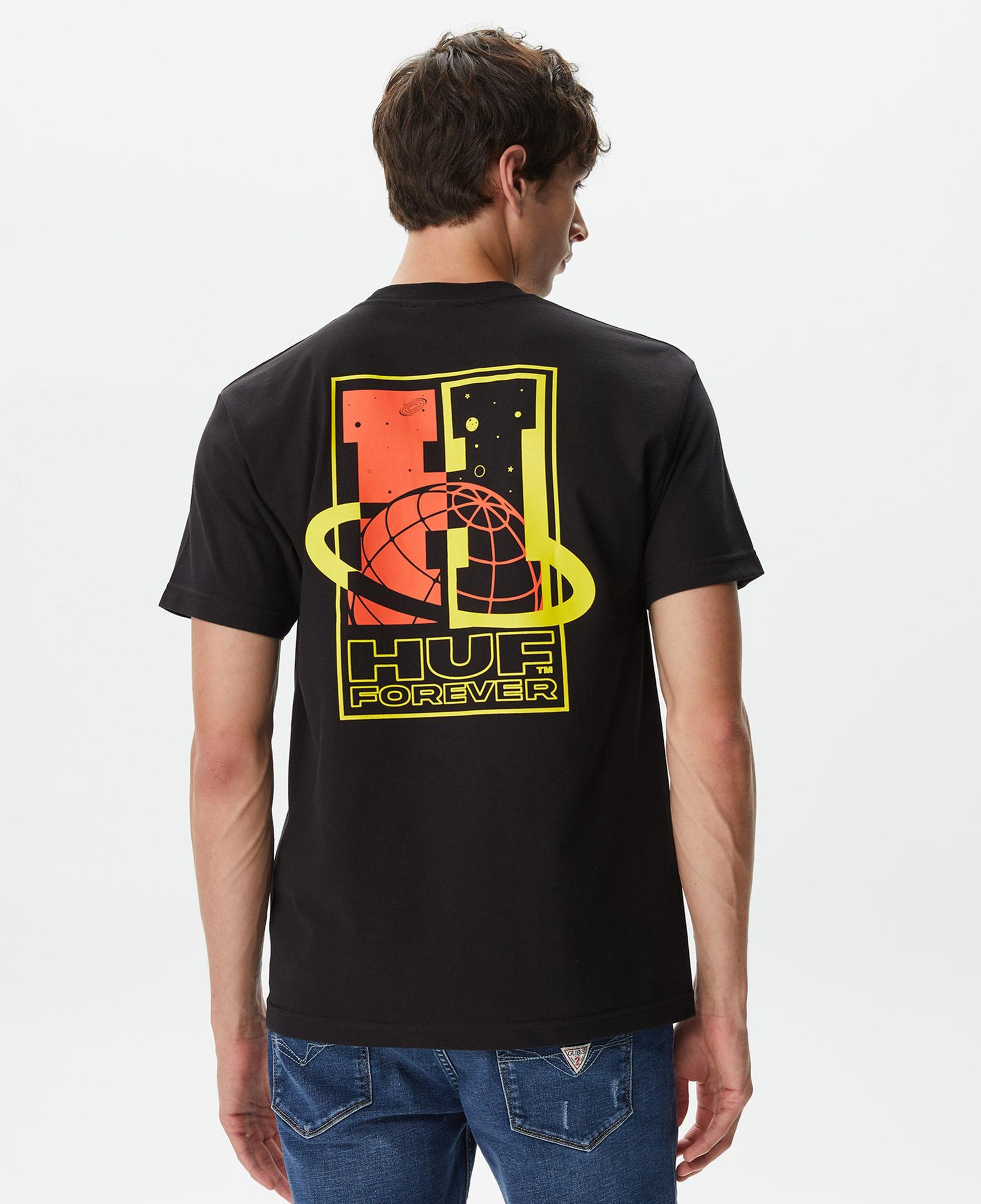 Huf Galaxywide Erkek Siyah T-Shirt