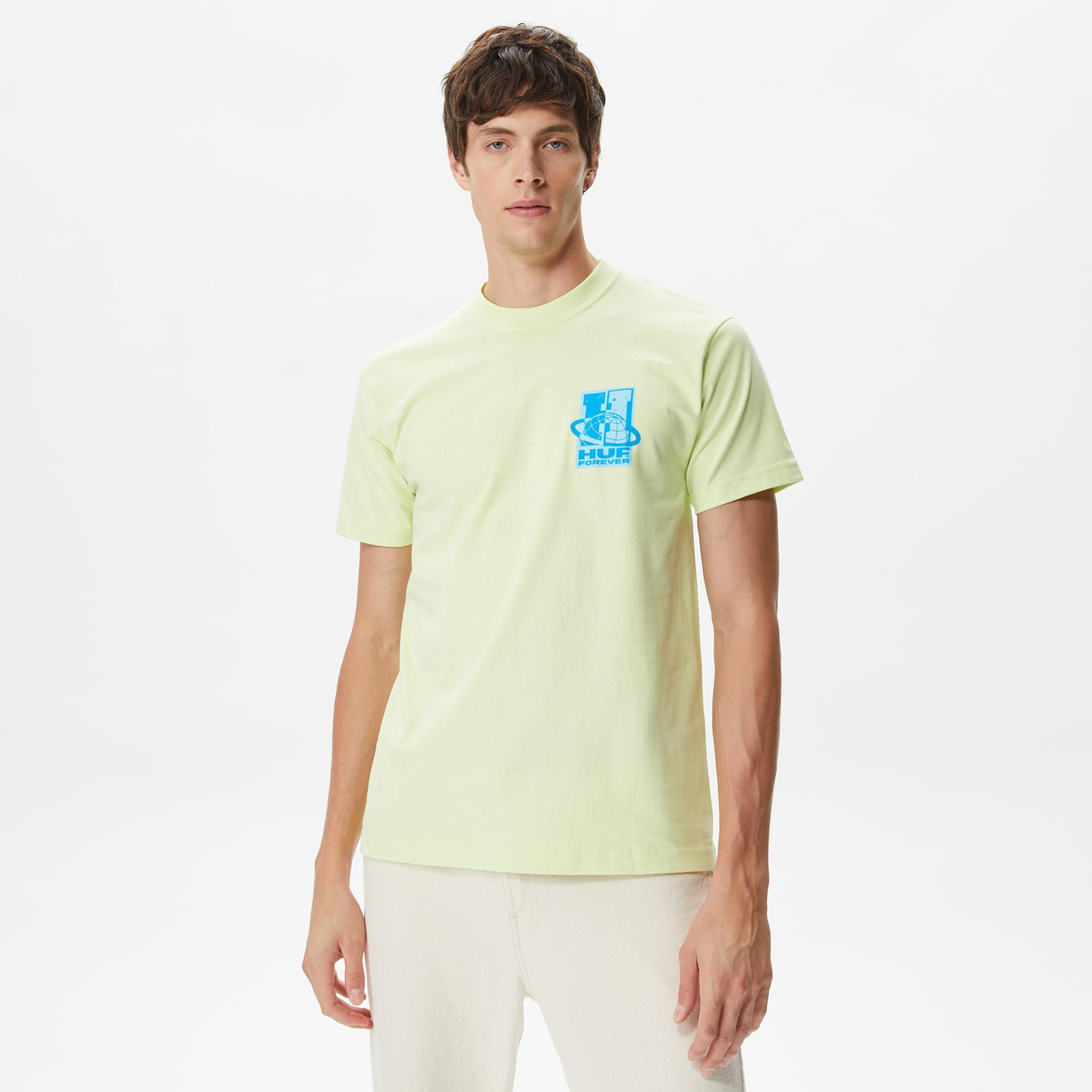 Huf Galaxywide Erkek Sarı T-Shirt