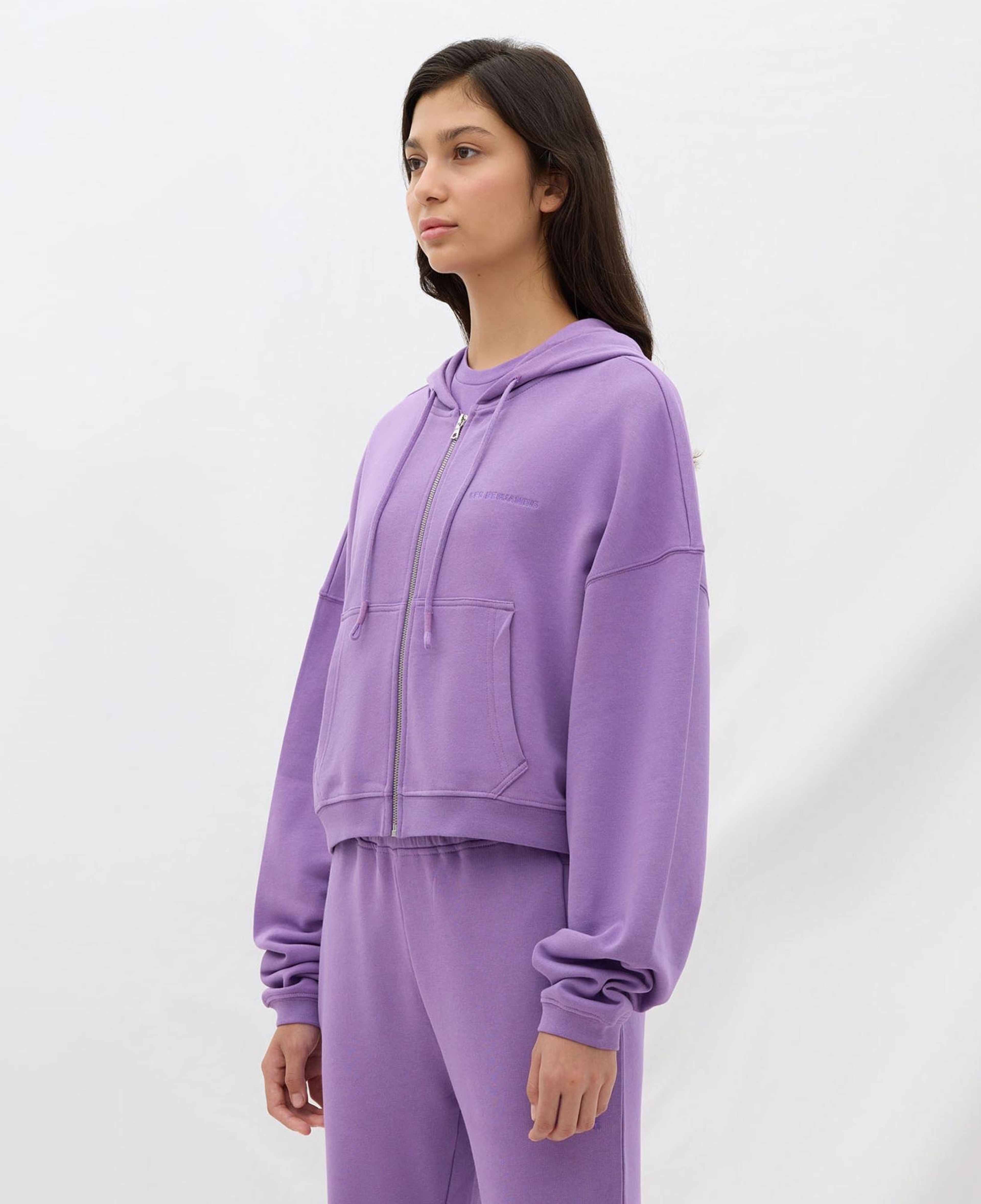 Les Benjamins Essential Kadın Mor Sweatshirt