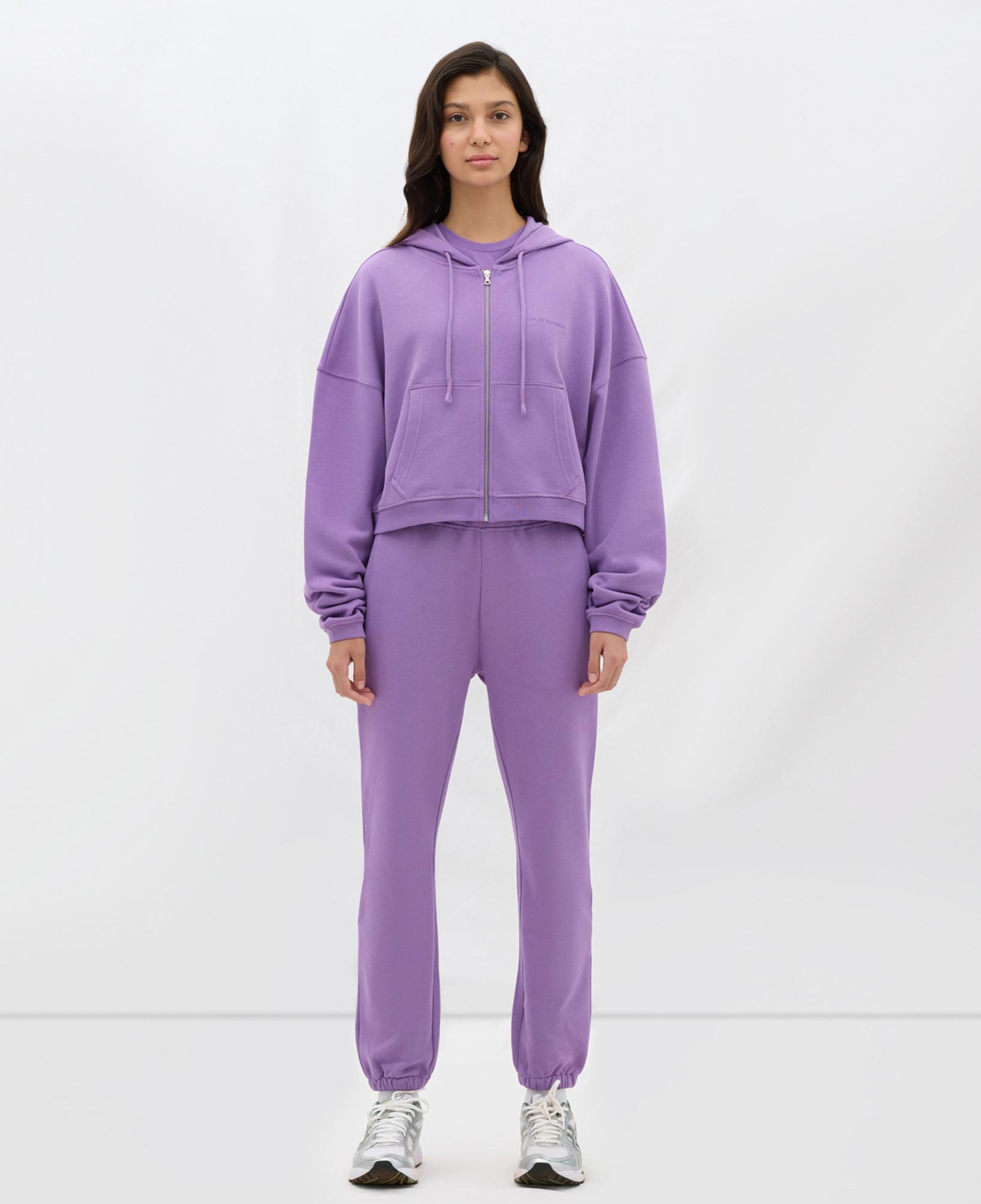 Les Benjamins Essential Kadın Mor Sweatshirt