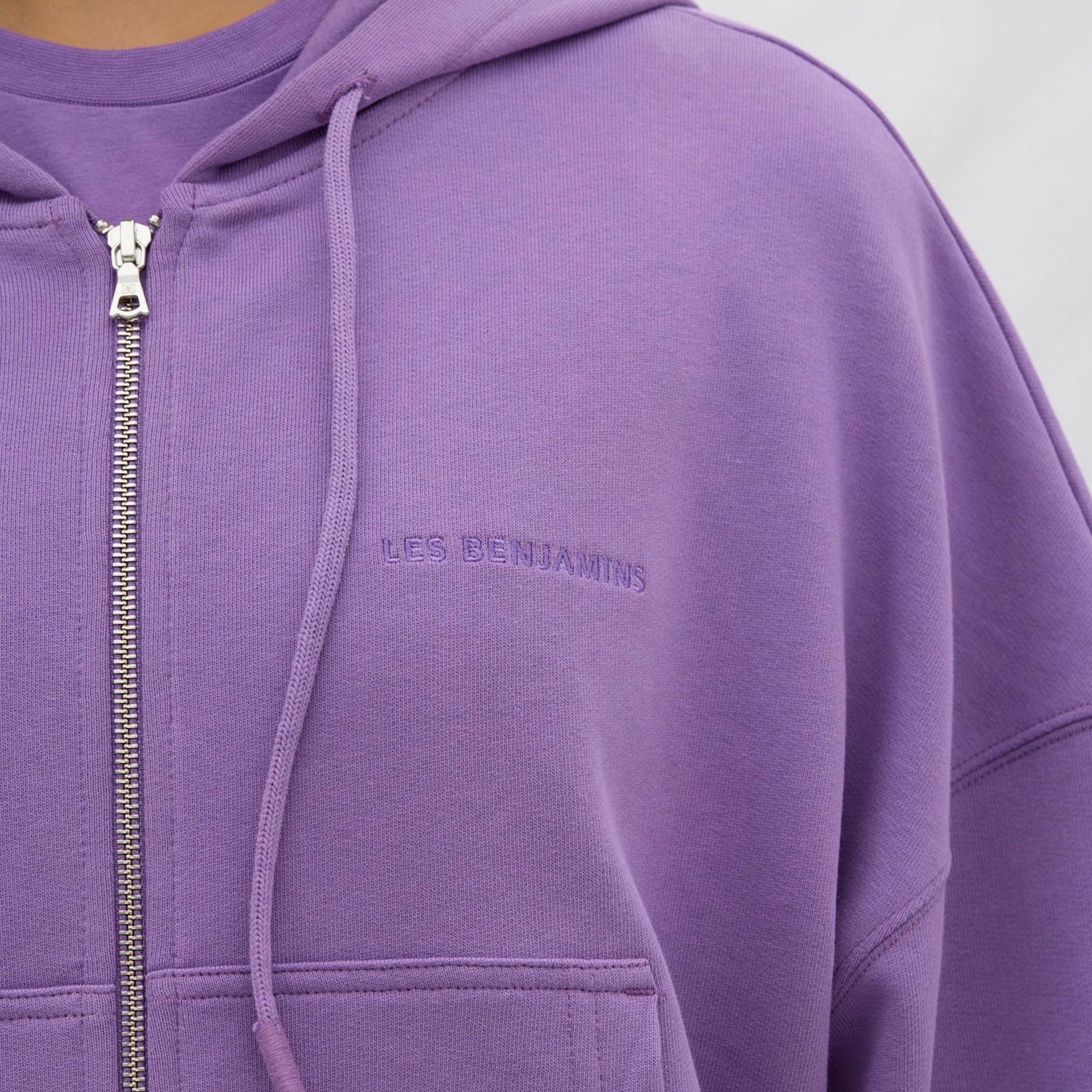 Les Benjamins Essential Kadın Mor Sweatshirt