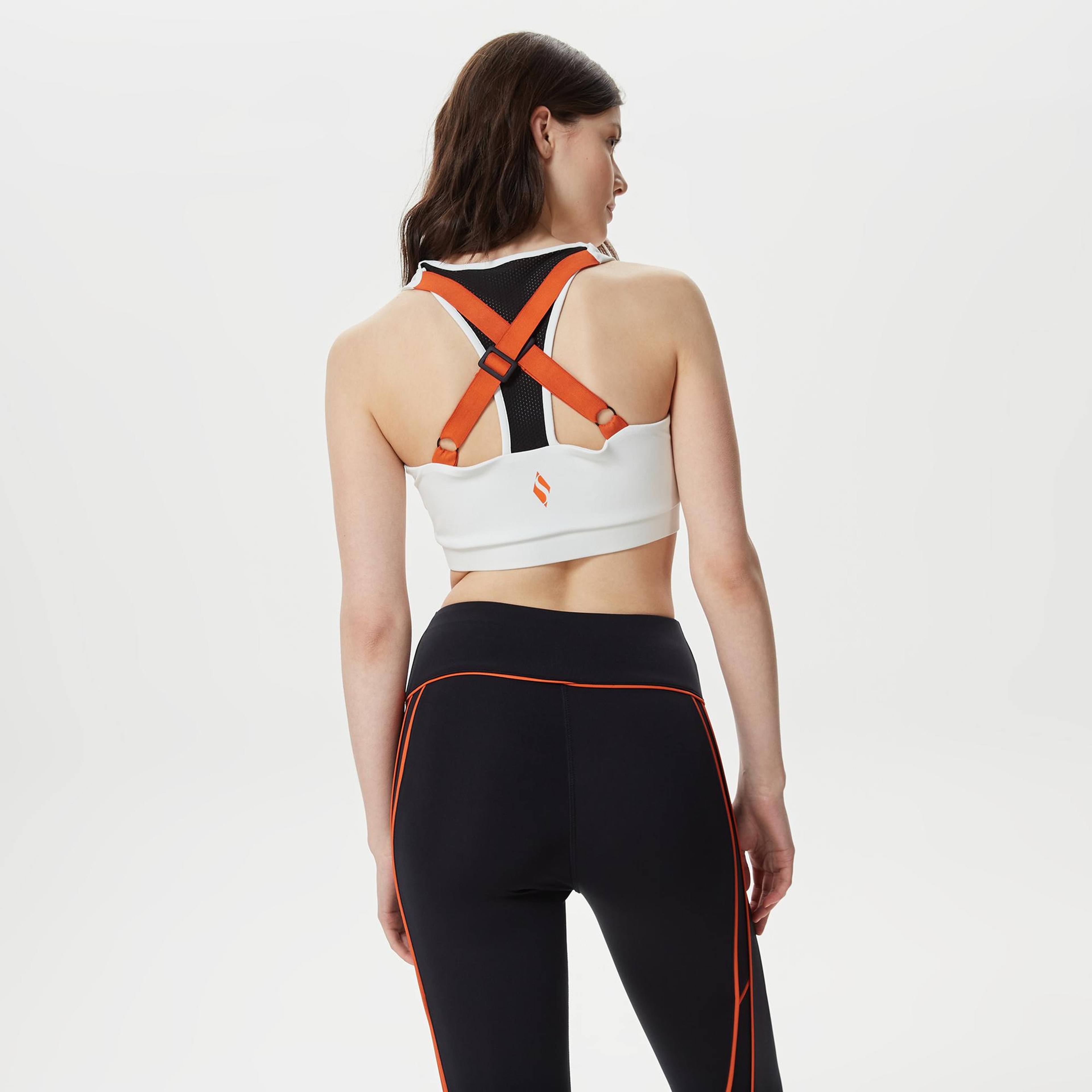 Skechers Sule Mesh Detailed Mid Support Kadın Gri Bra