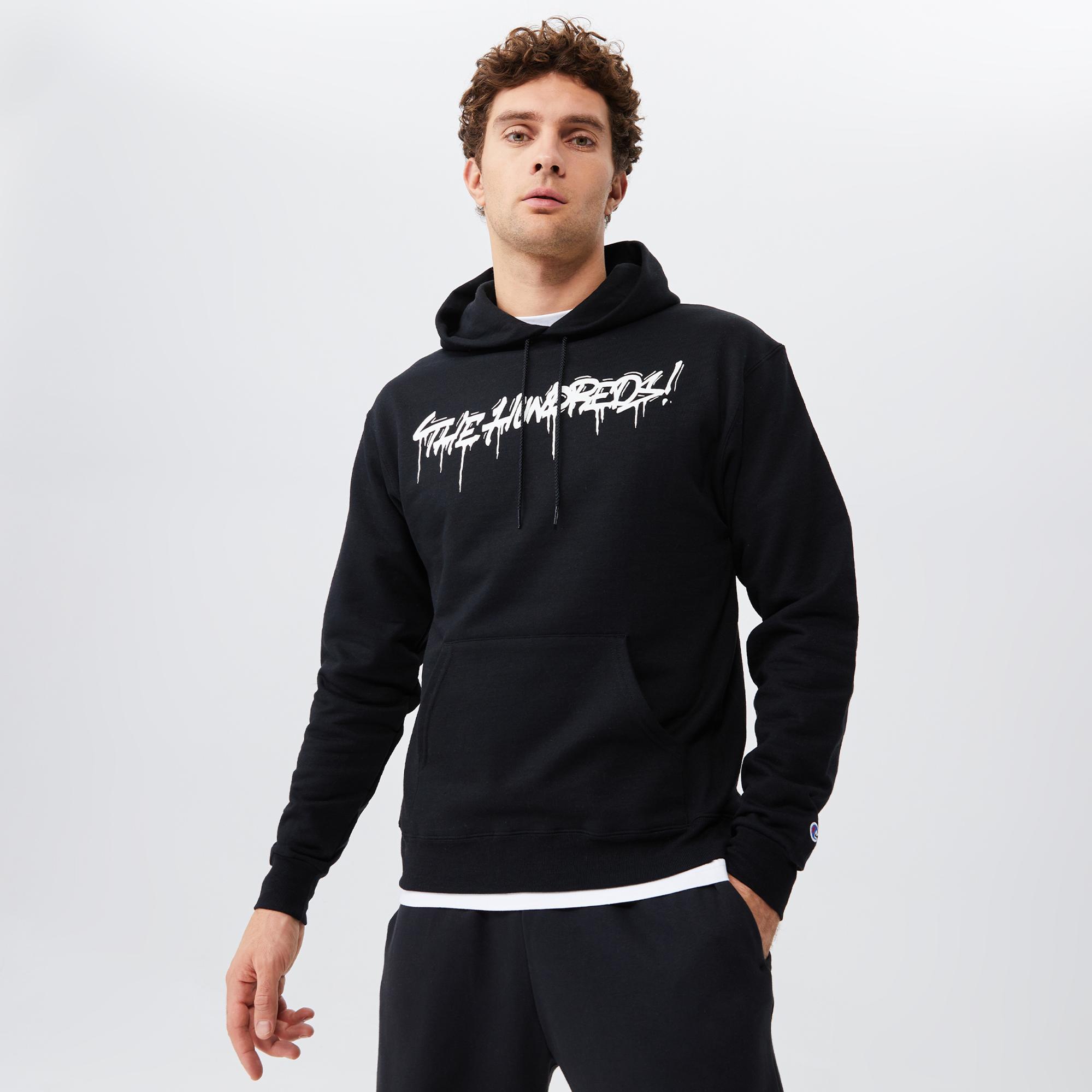 The Hundreds Tag Erkek Siyah Hoodie