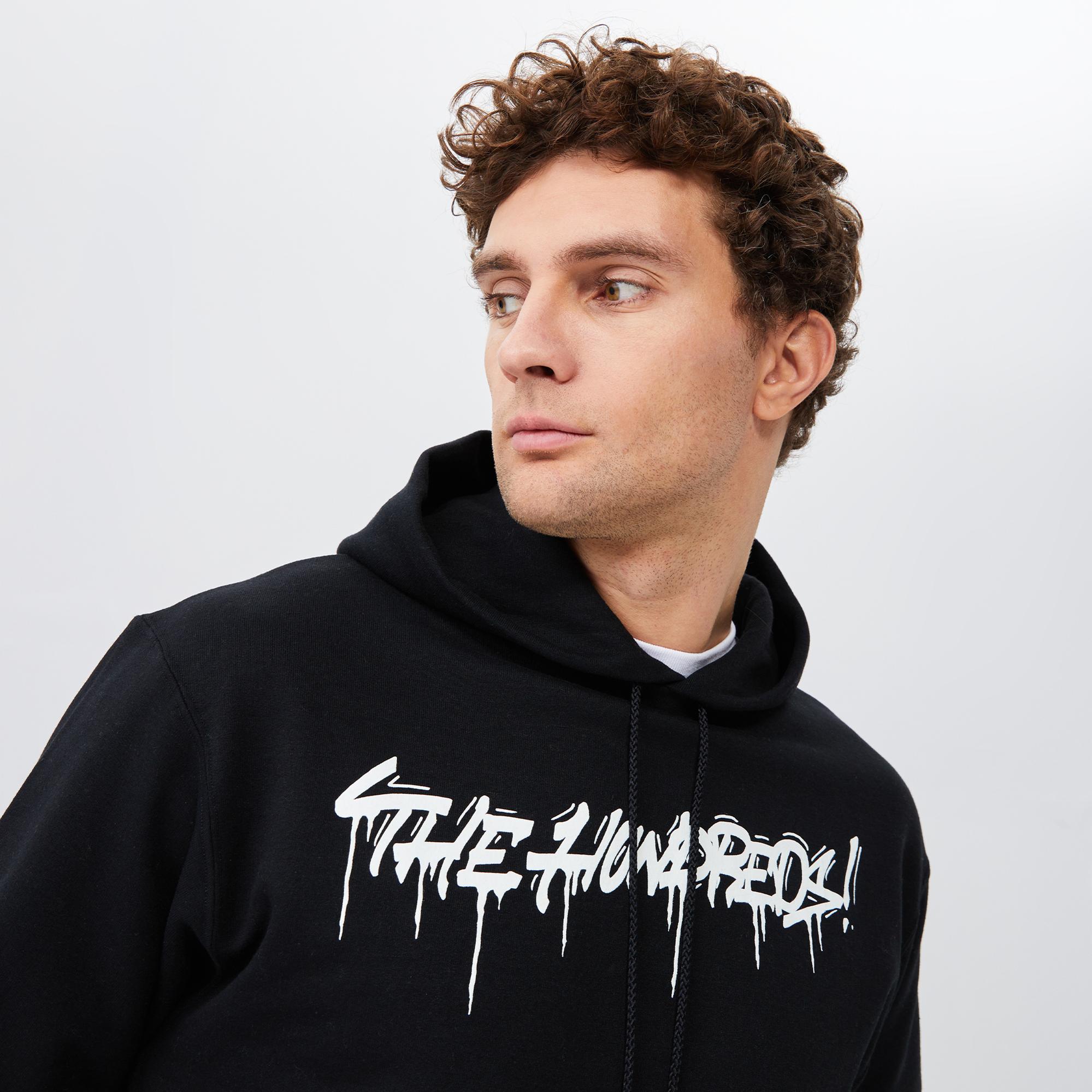 The Hundreds Tag Erkek Siyah Hoodie