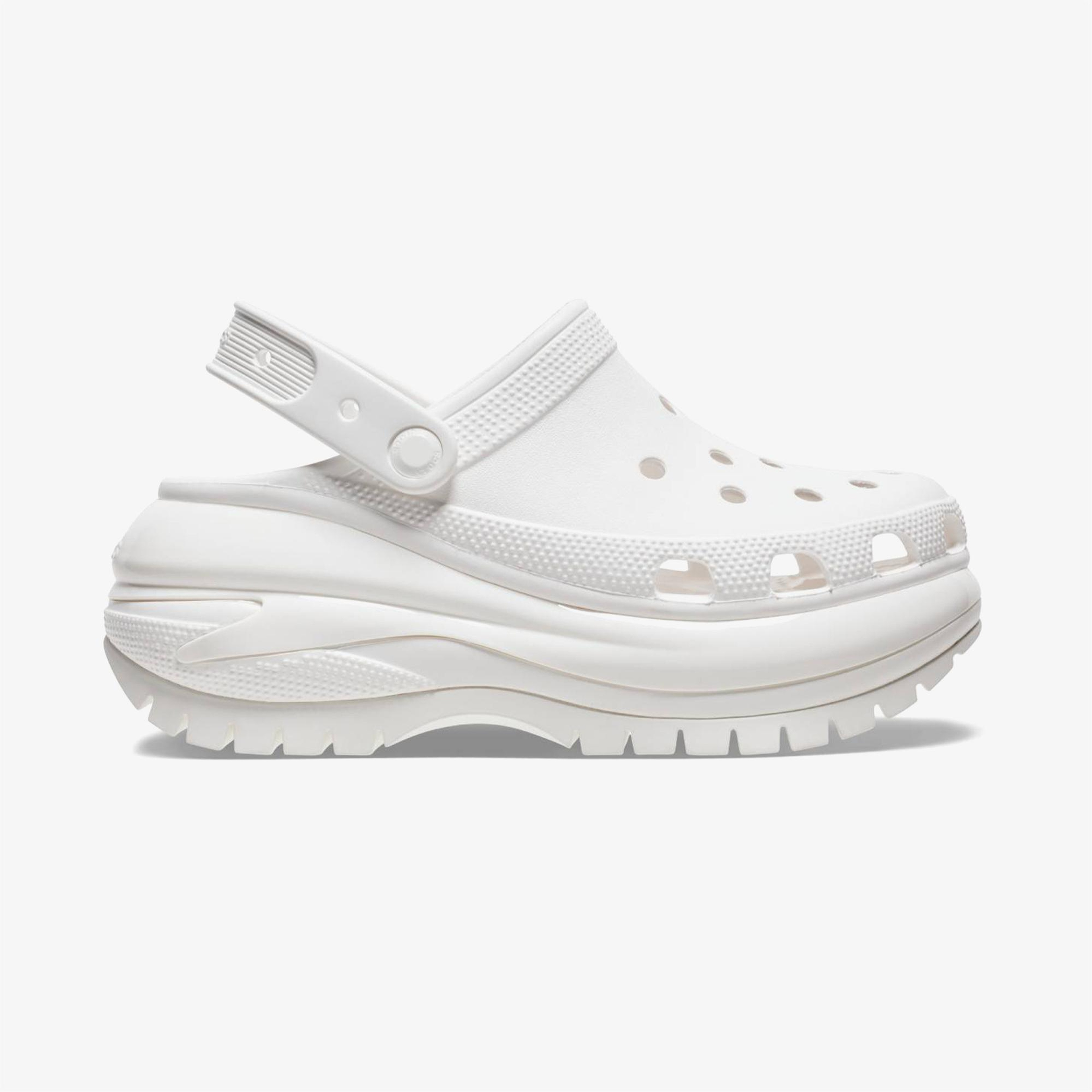 Crocs Classic Mega Crush Kadın Beyaz Terlik