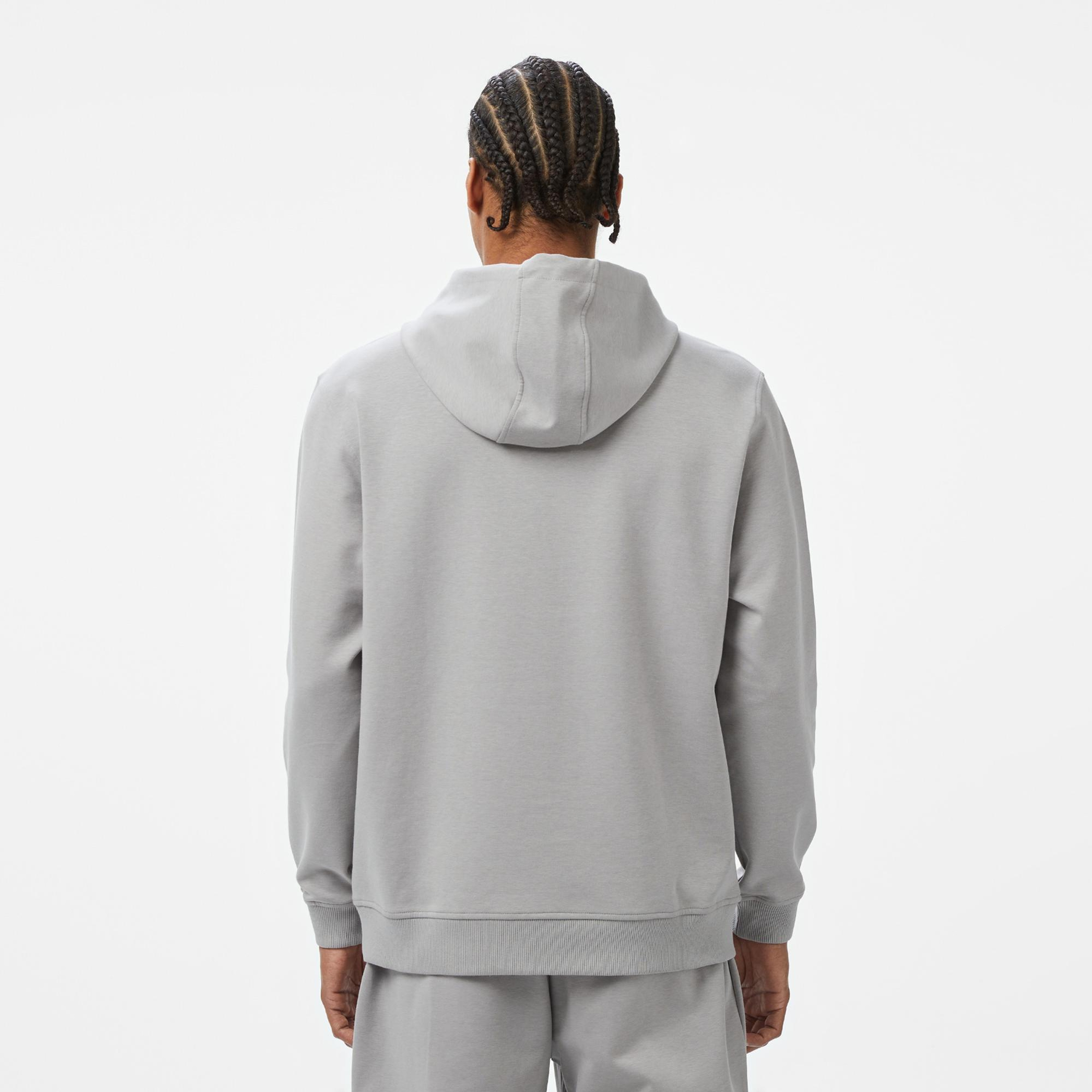 UNITED4 Classic Erkek Gri Hoodie