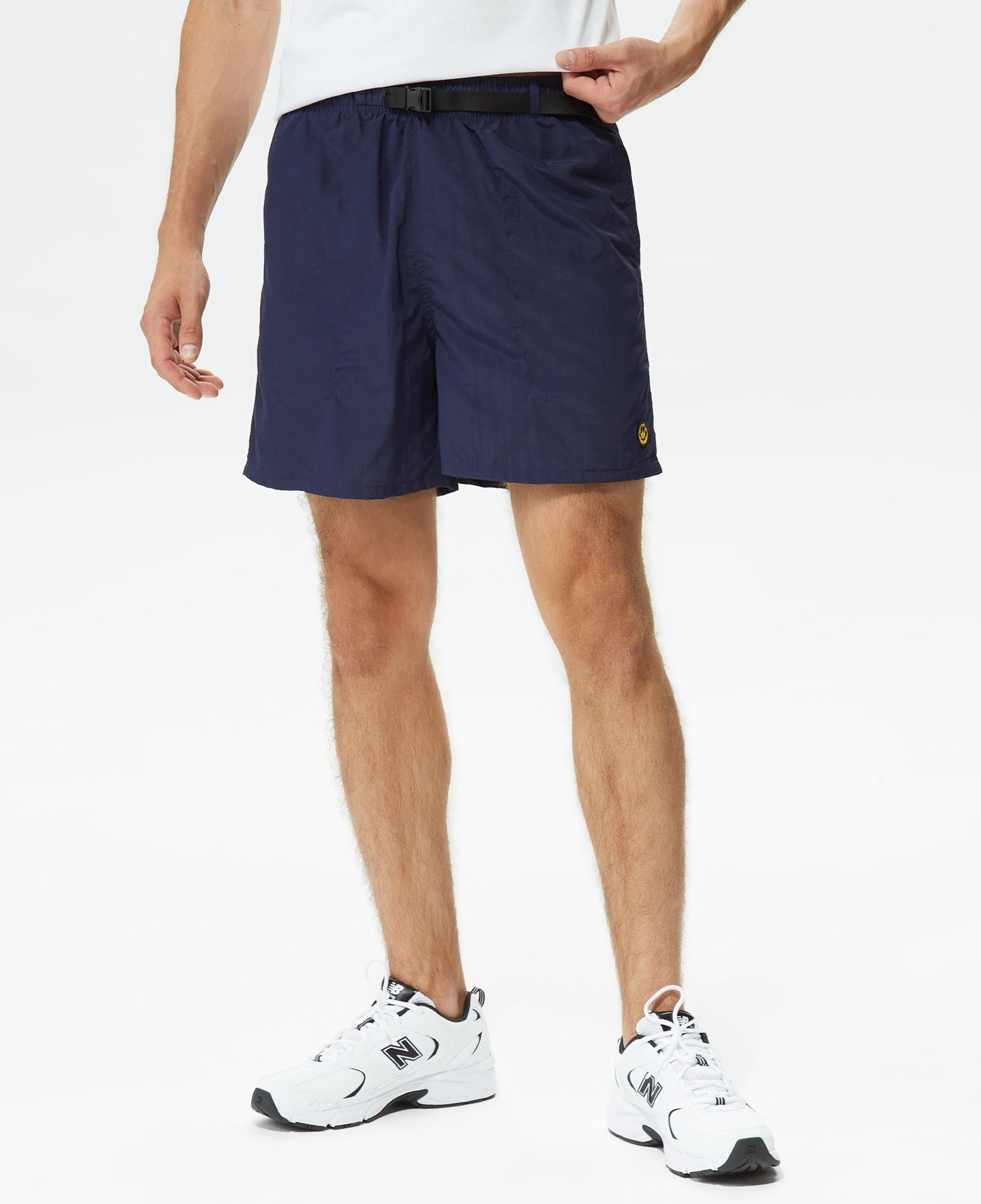 Market Smiley Tech Erkek Lacivert Şort