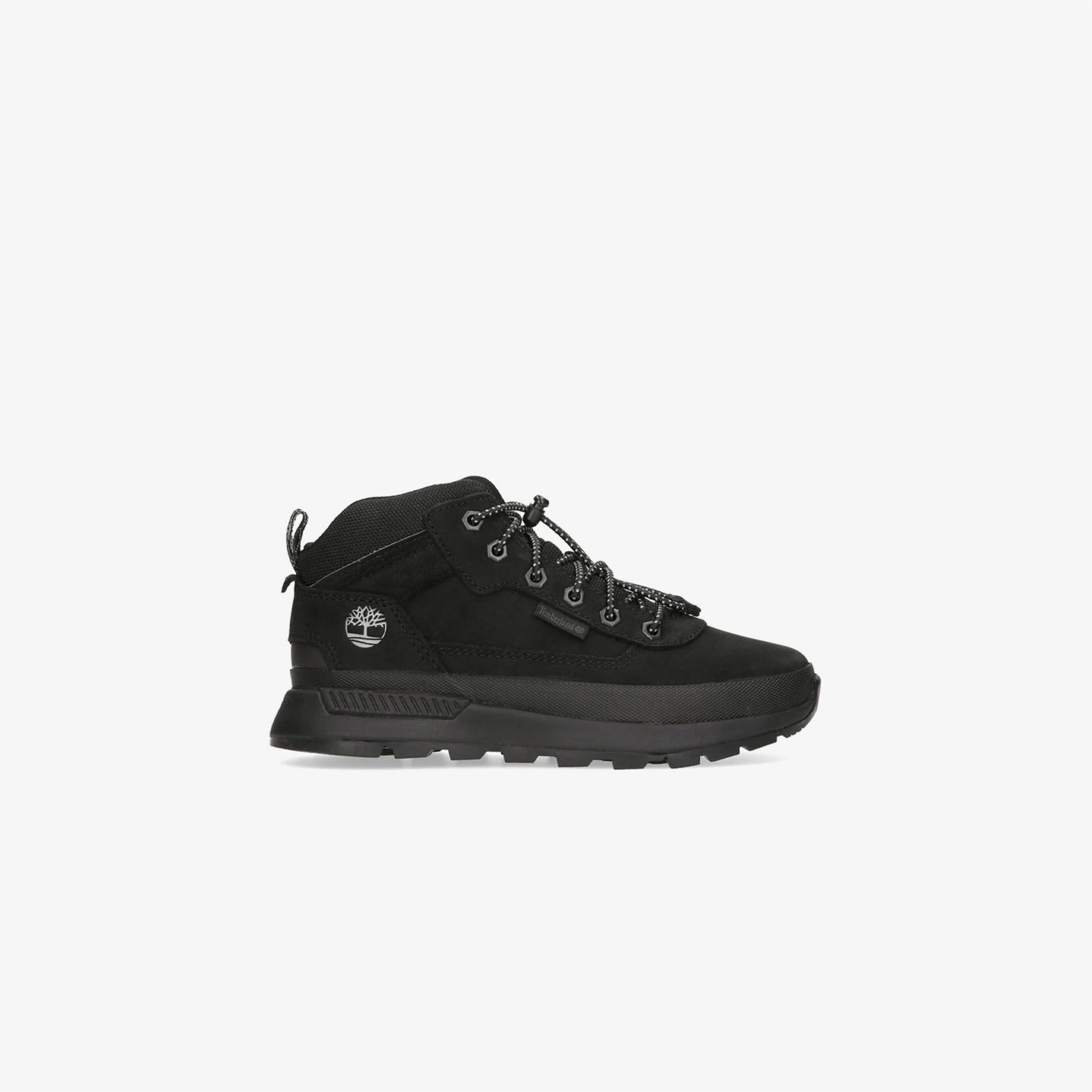 Timberland Mid Lace Up Çocuk Siyah Outdoor Bot