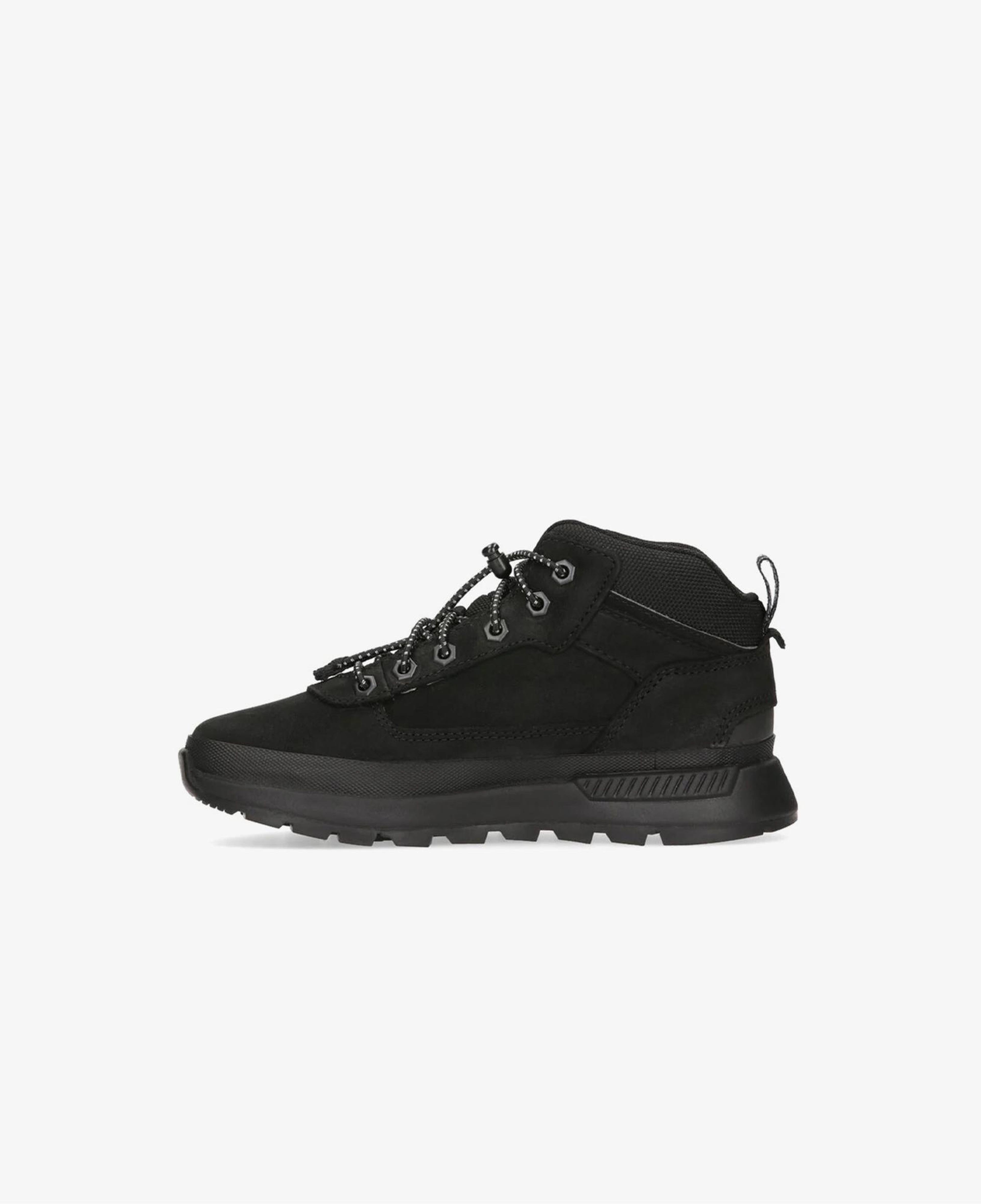 Timberland Mid Lace Up Çocuk Siyah Outdoor Bot