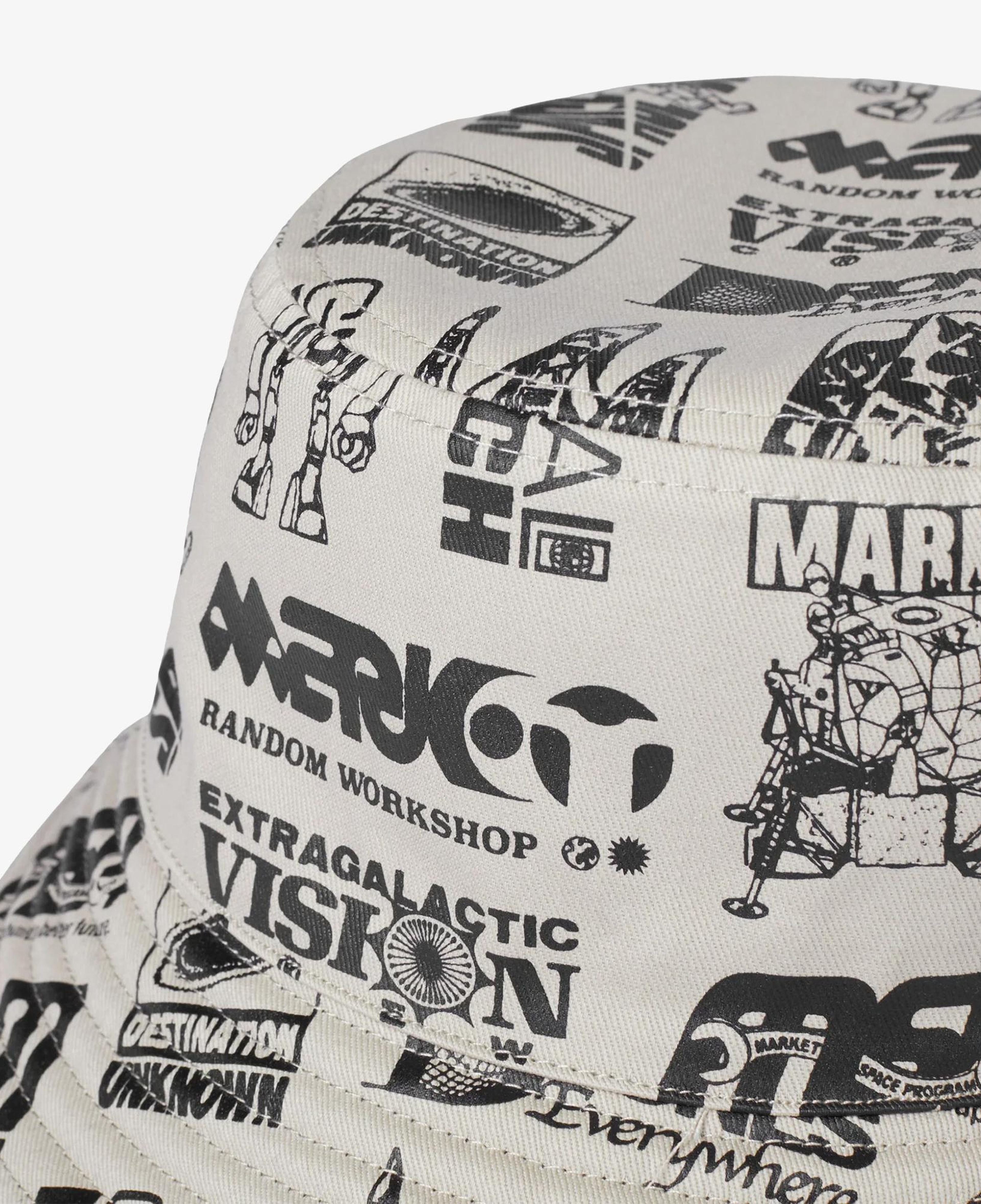 Market?Destination?Unknown Unisex Krem Bucket Şapka