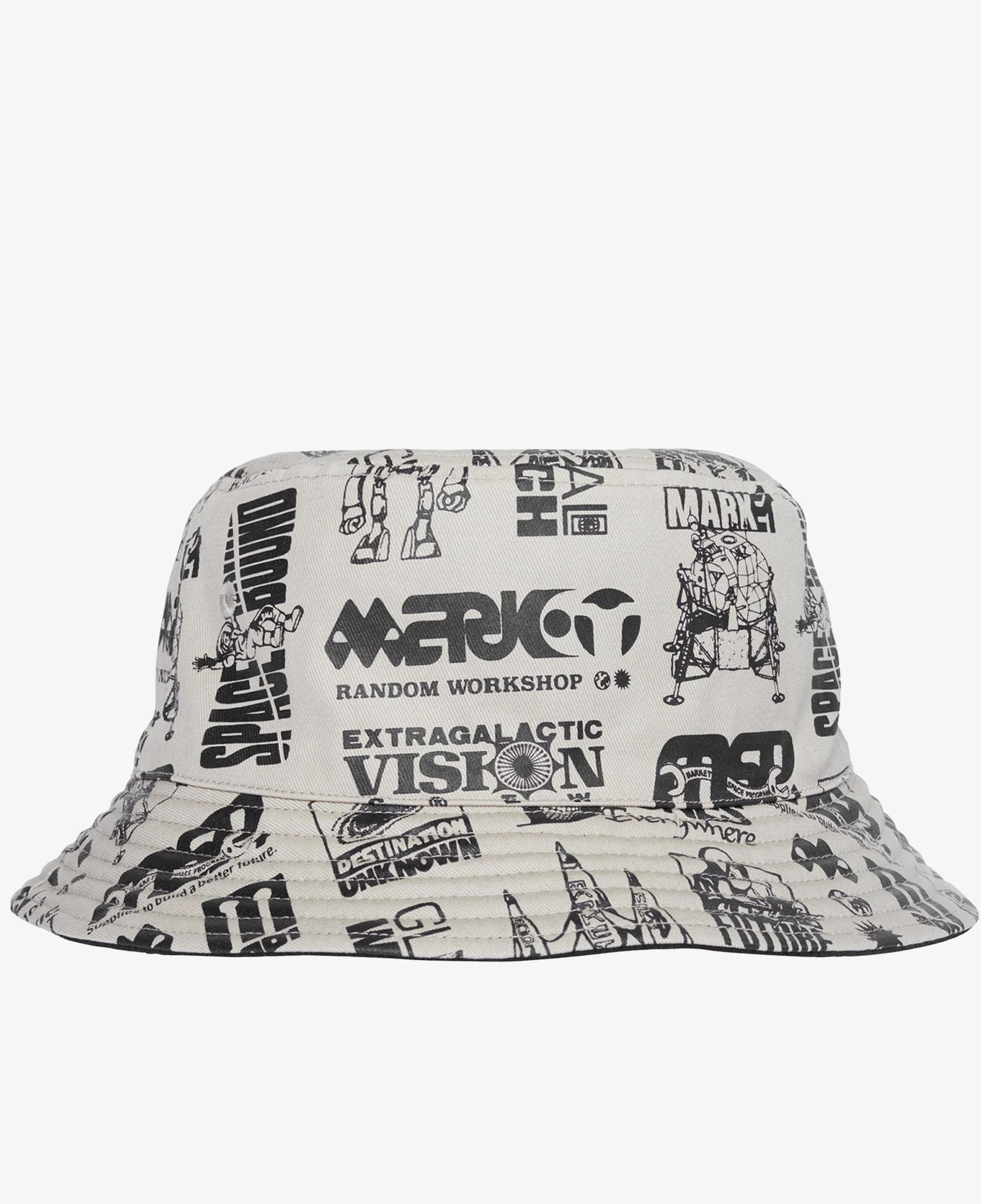 Market?Destination?Unknown Unisex Krem Bucket Şapka