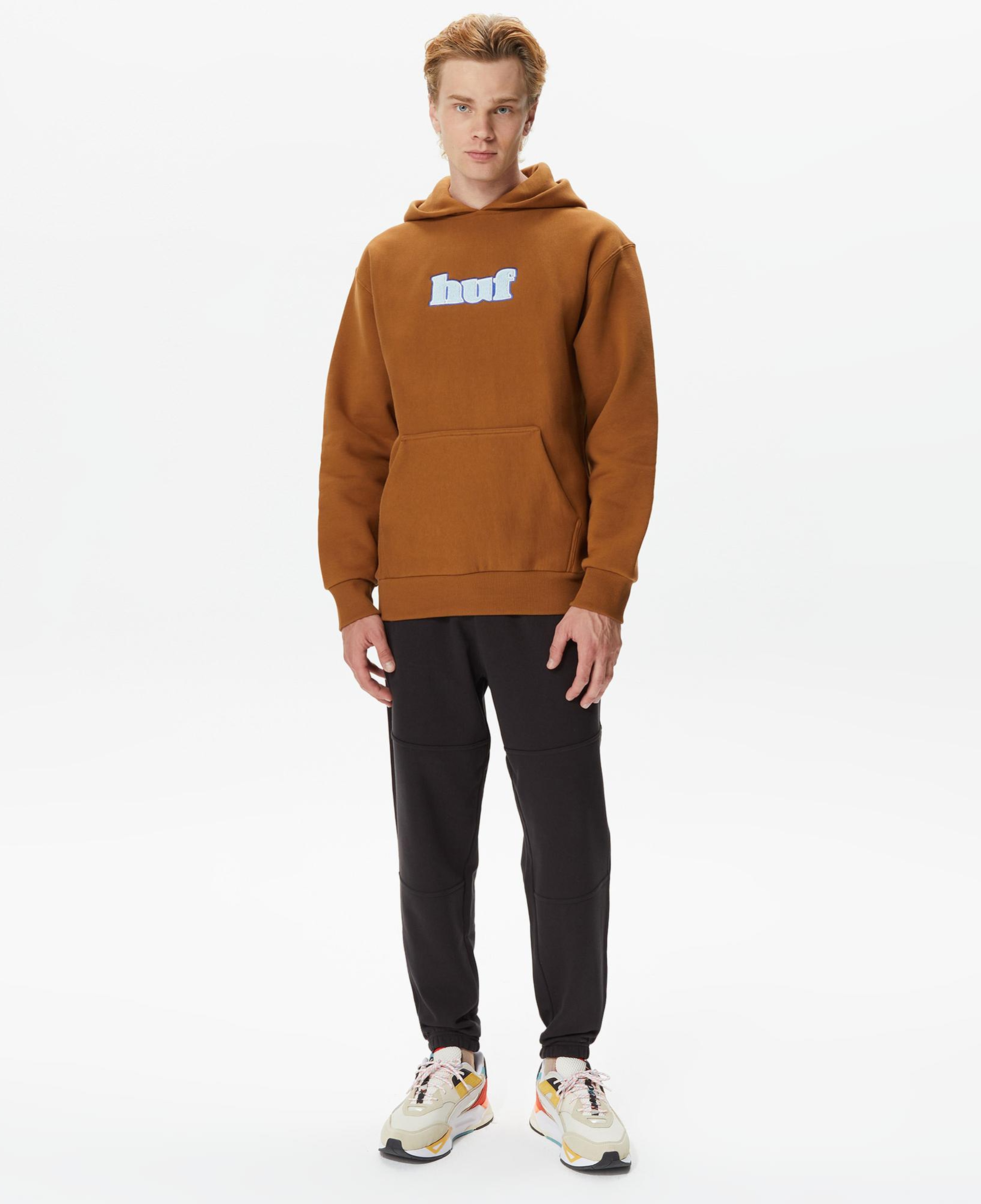 HUF Madison Heavyweight Erkek Kahverengi Hoodie