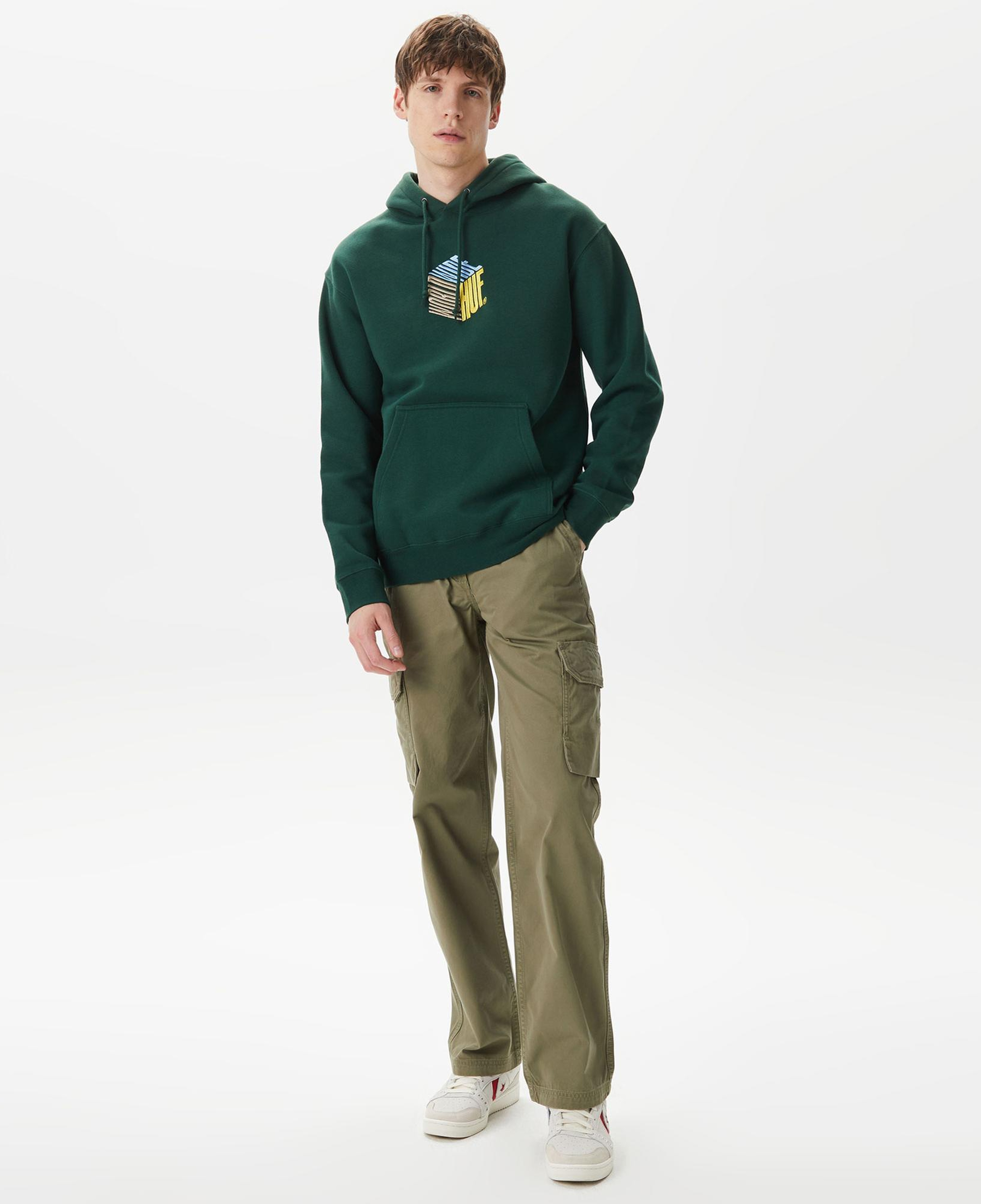 Huf Dimensions Erkek Yeşil Hoodie