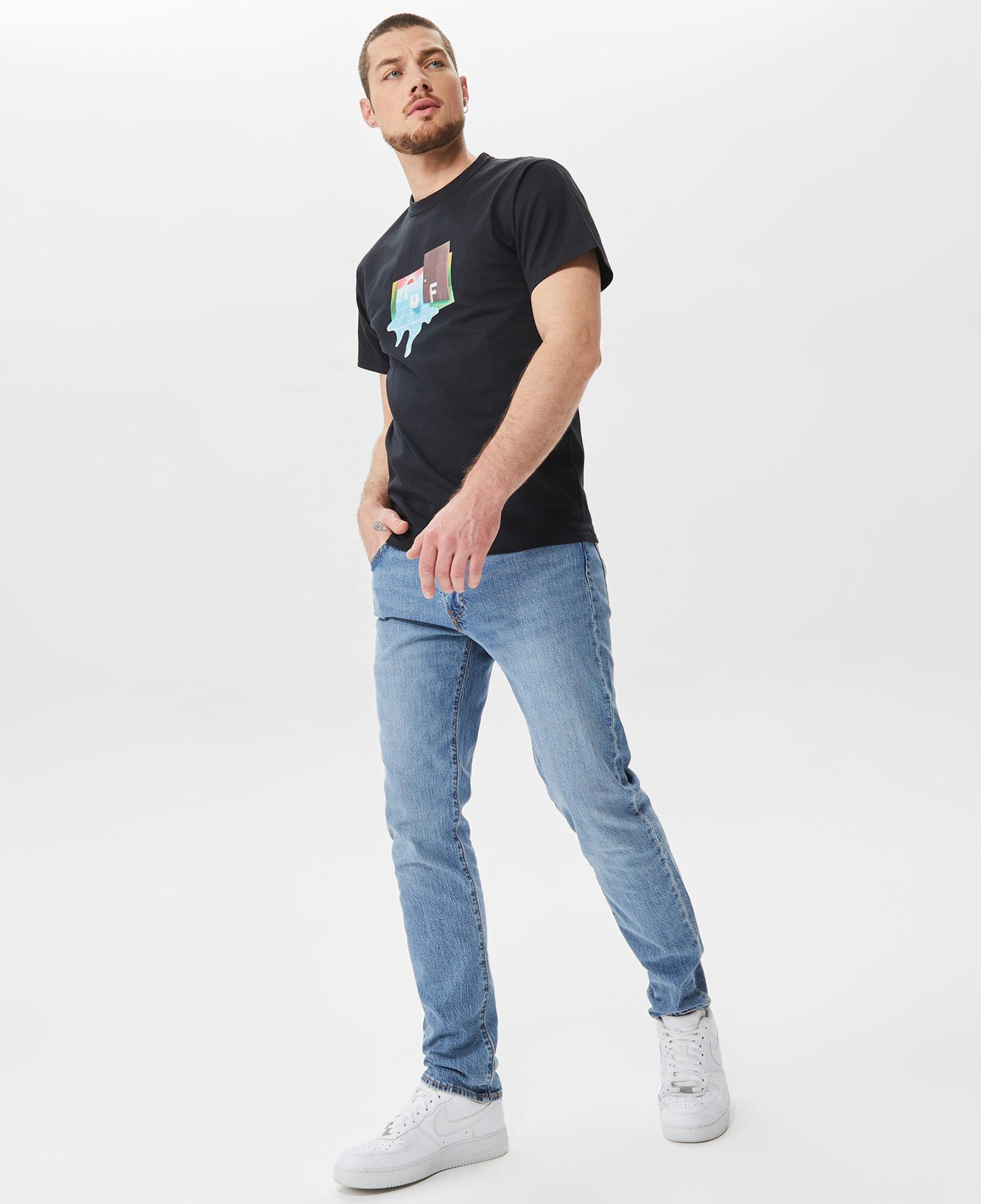 Huf Door Of Perception Erkek Siyah T-Shirt