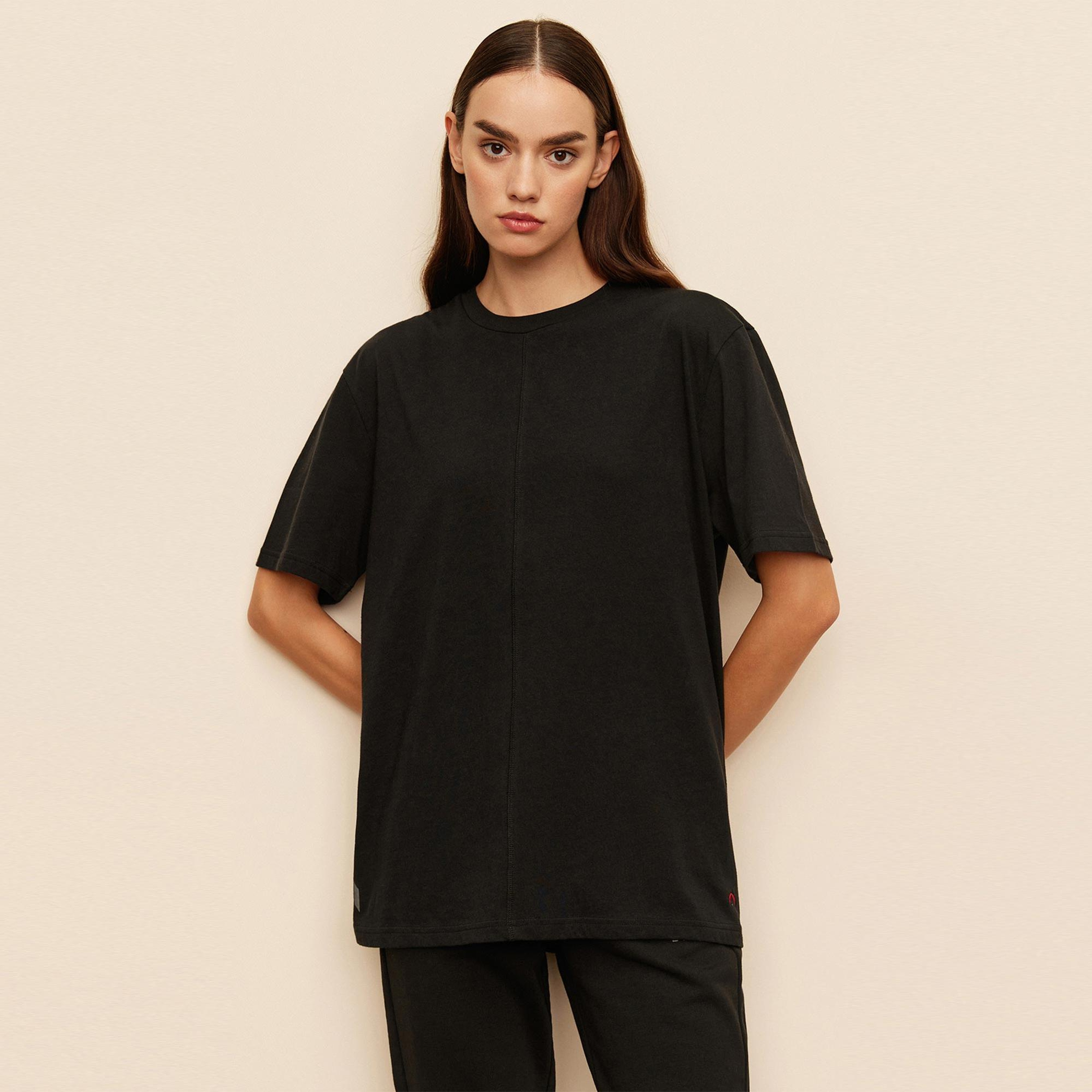 The Stay Line Soley Unisex Siyah T-Shirt