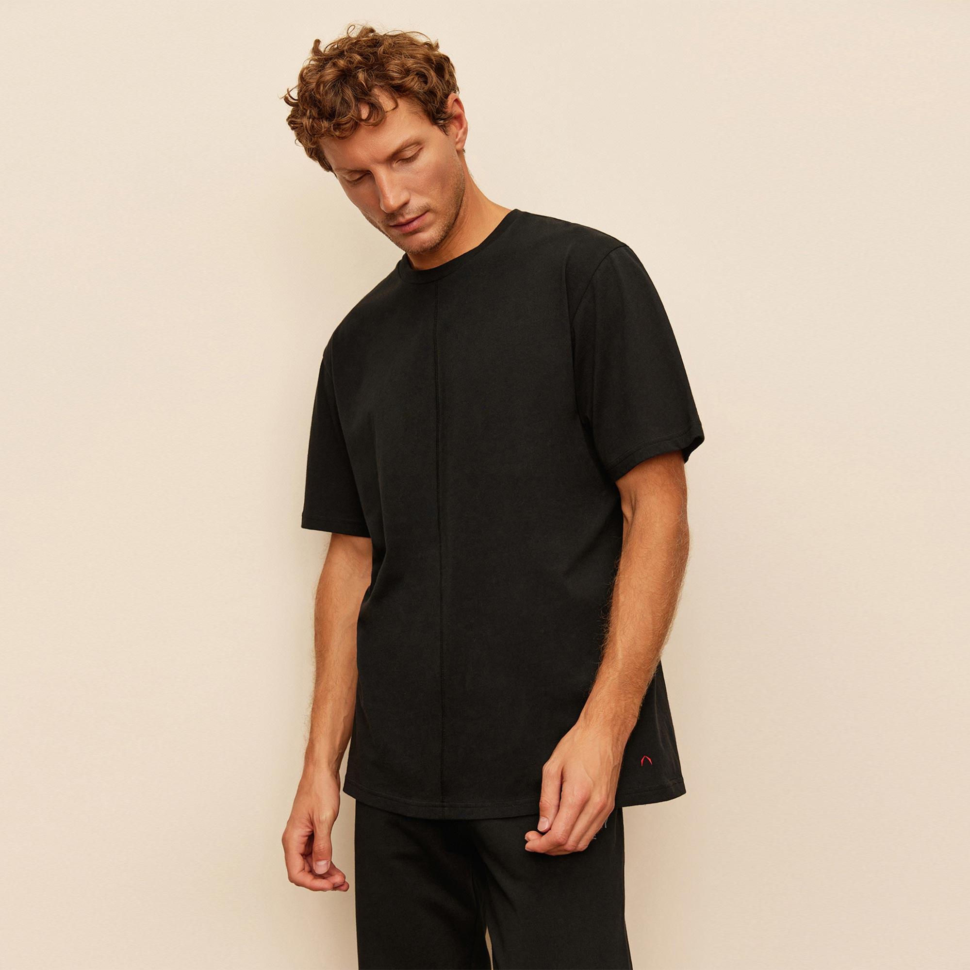 The Stay Line Soley Unisex Siyah T-Shirt