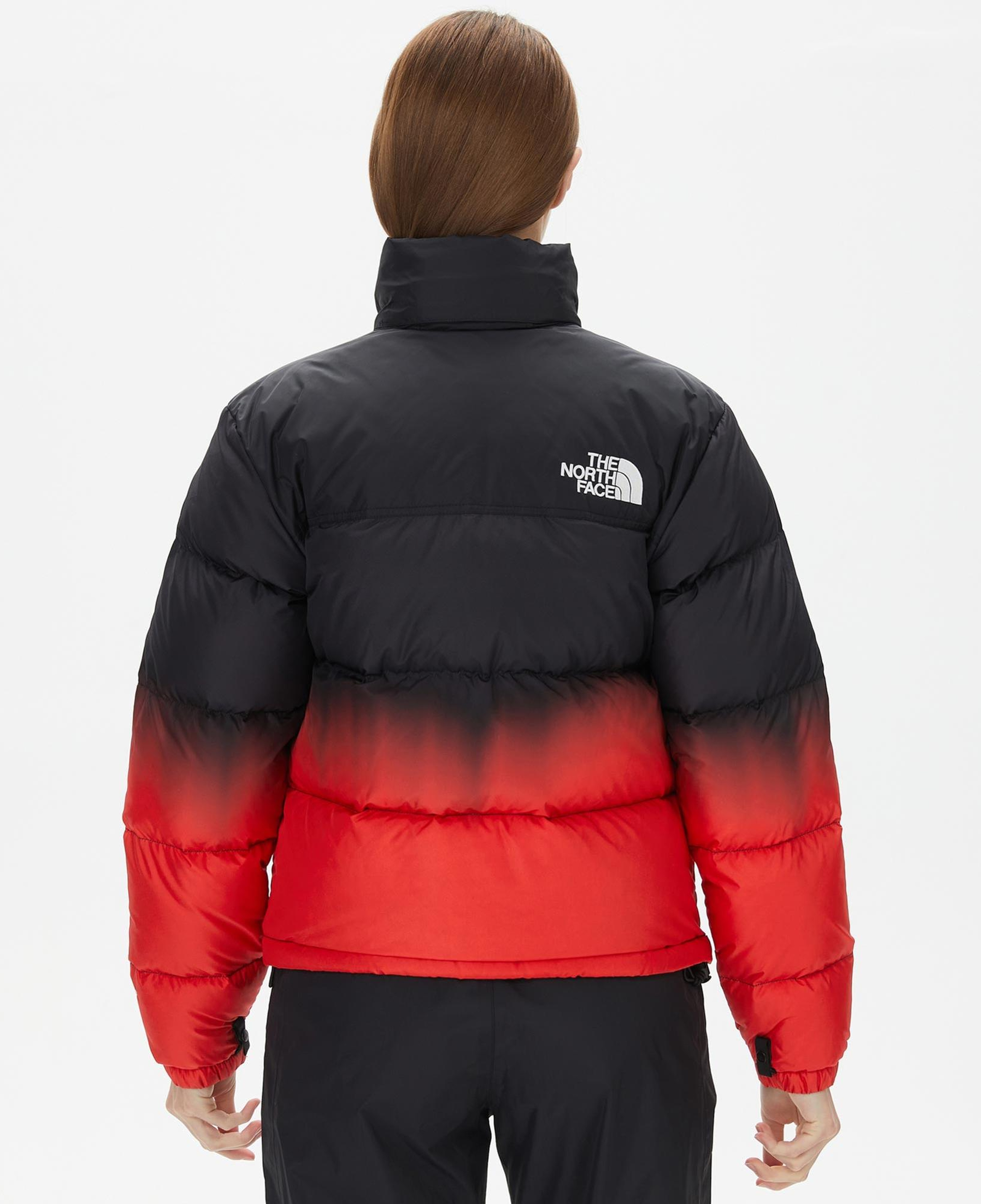 The North Face 96 Nuptse Dip Dye Kadın Kırmızı Mont
