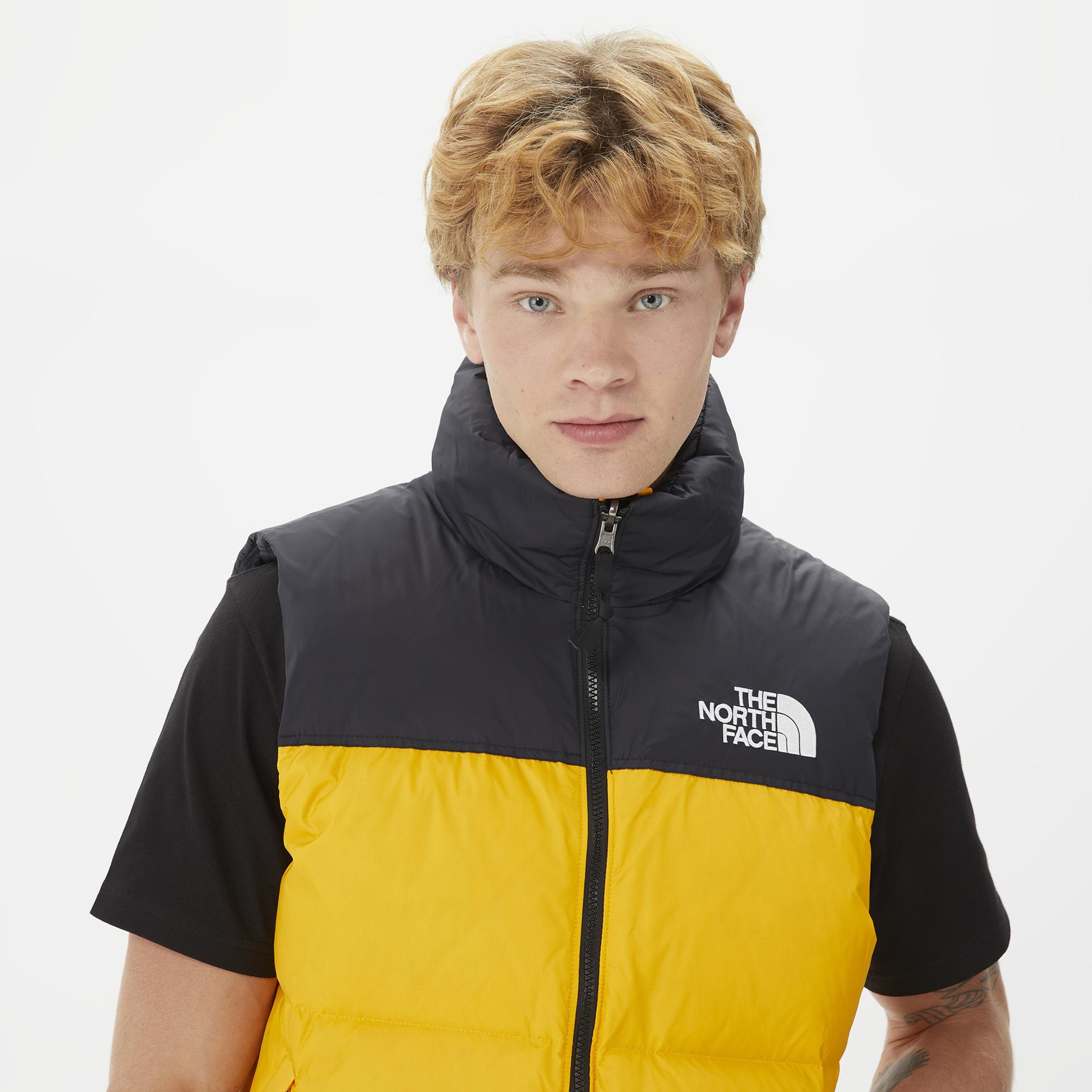 The North Face 1996 Retro Nuptse Erkek Sarı Yelek