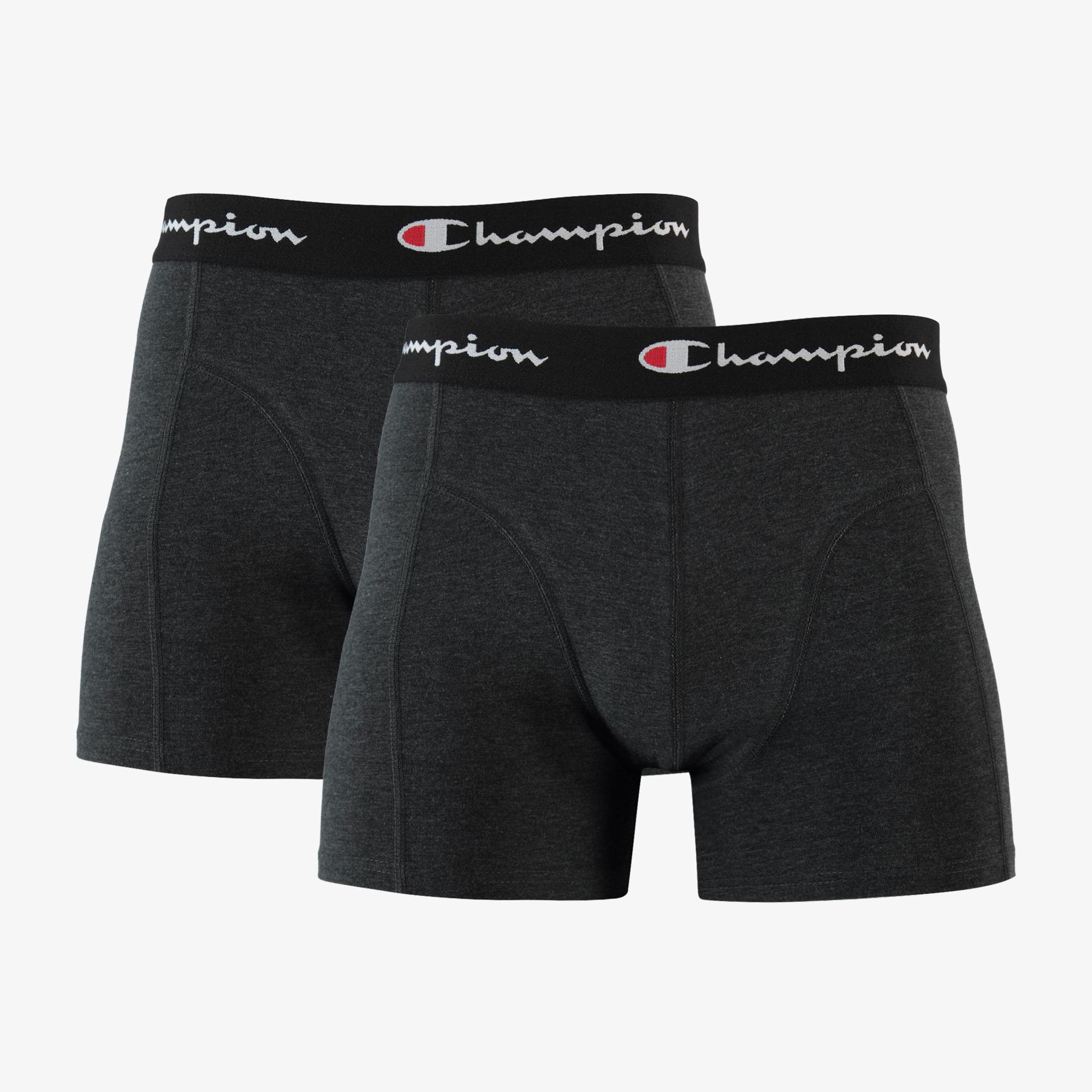 Champion 2 pk Erkek Gri Boxer
