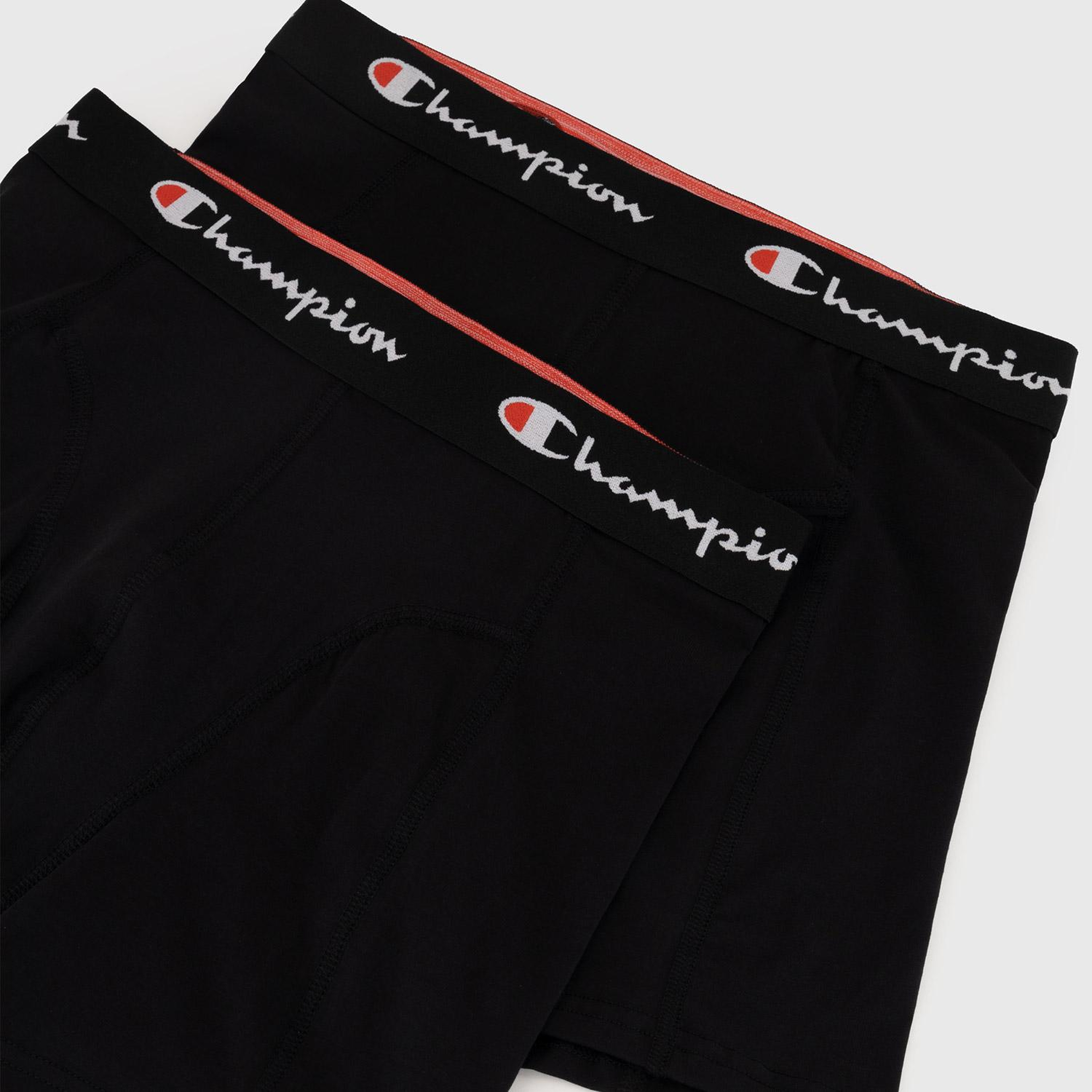 Champion Classic 2'li Erkek Siyah Boxer