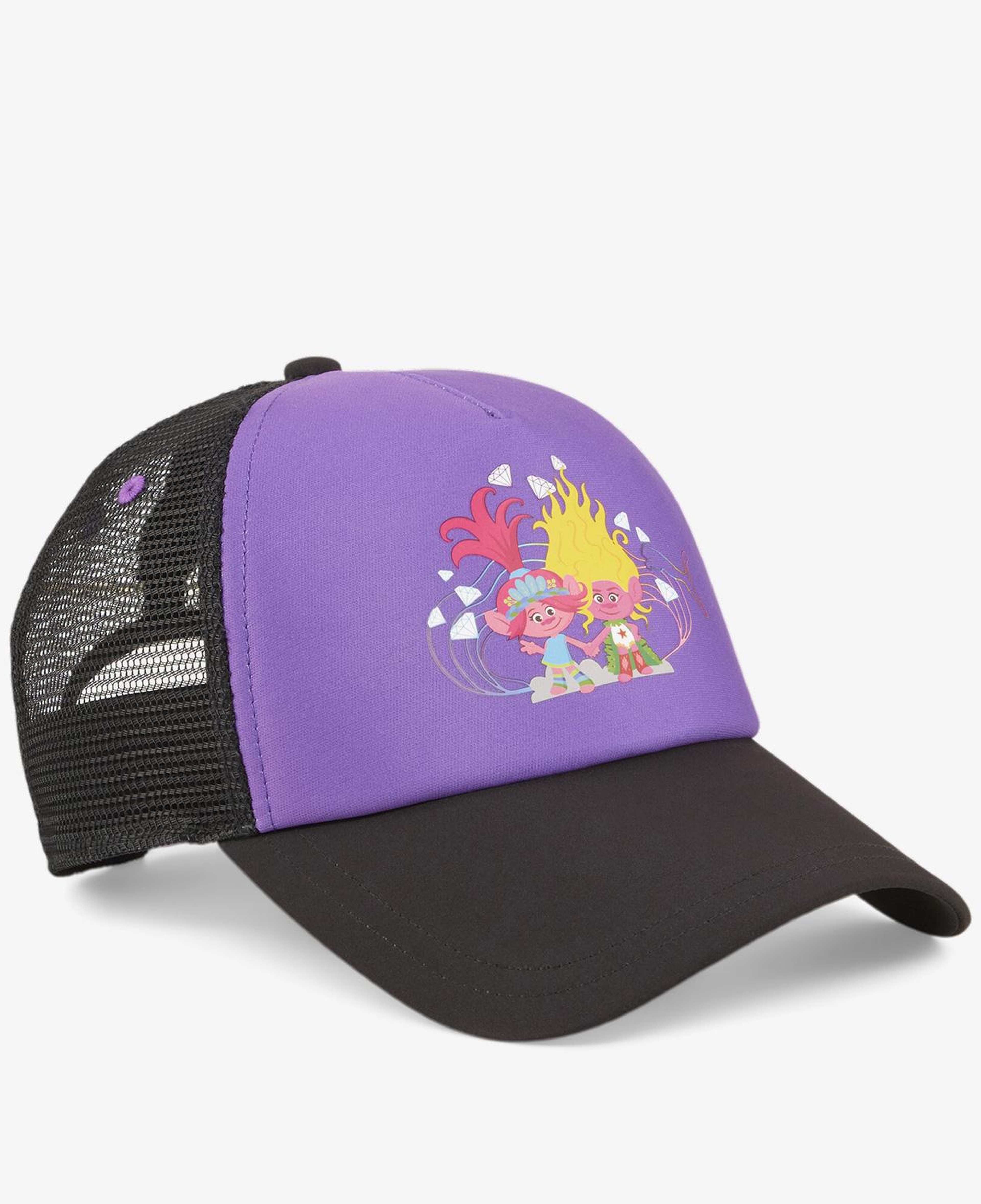 Puma X Trolls Çocuk Pembe/Mor Şapka