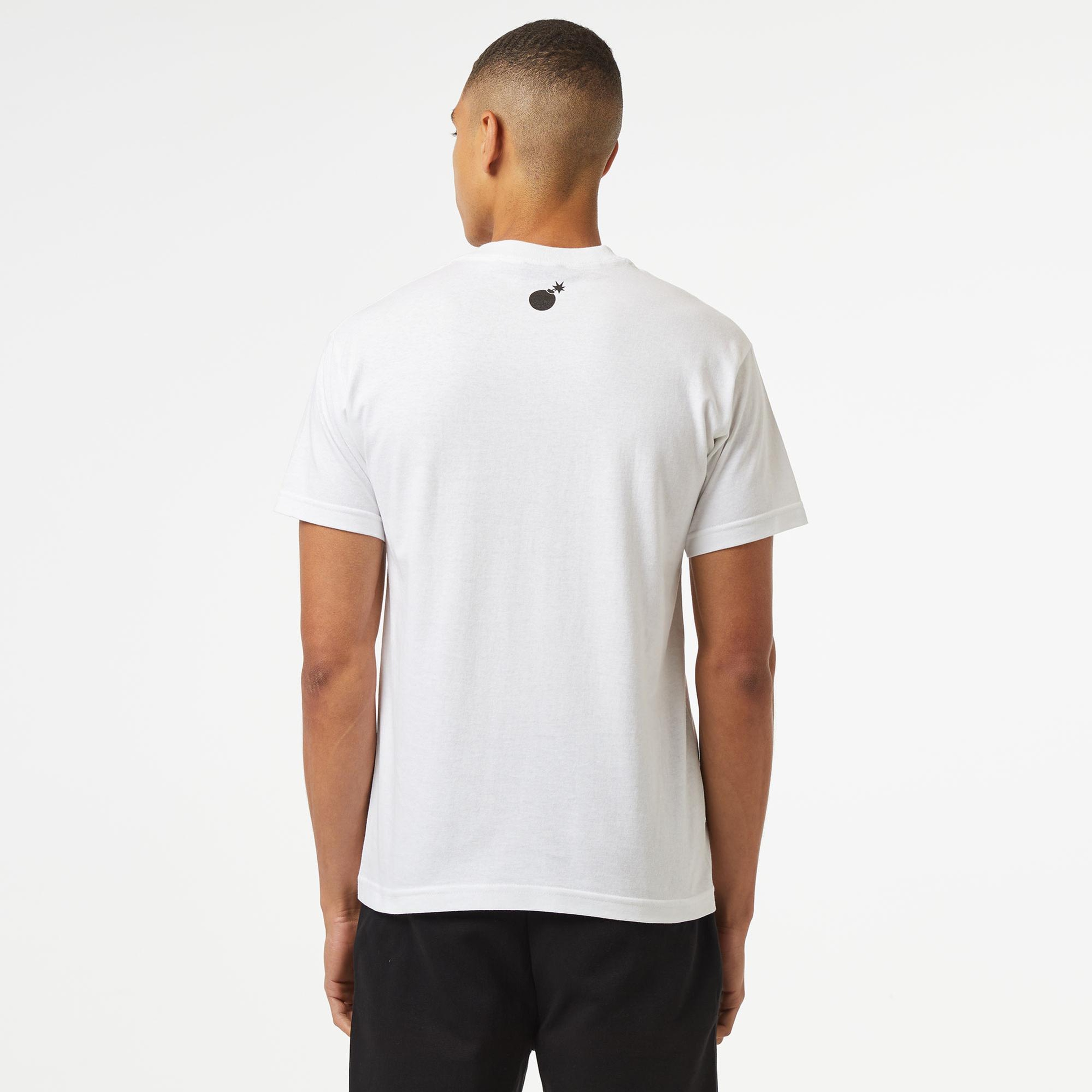 The Hundreds Real Rap Erkek Beyaz T-Shirt