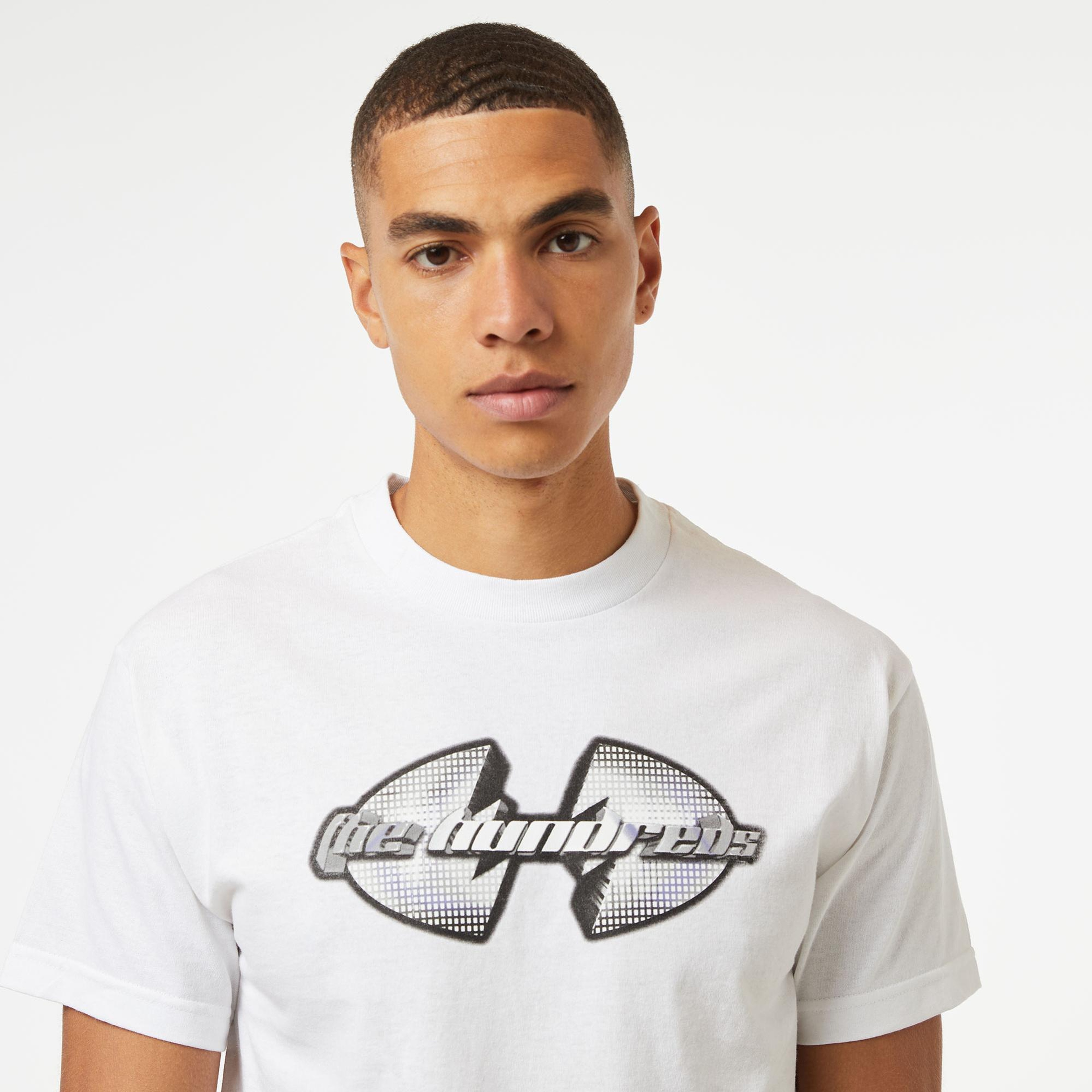 The Hundreds Real Rap Erkek Beyaz T-Shirt