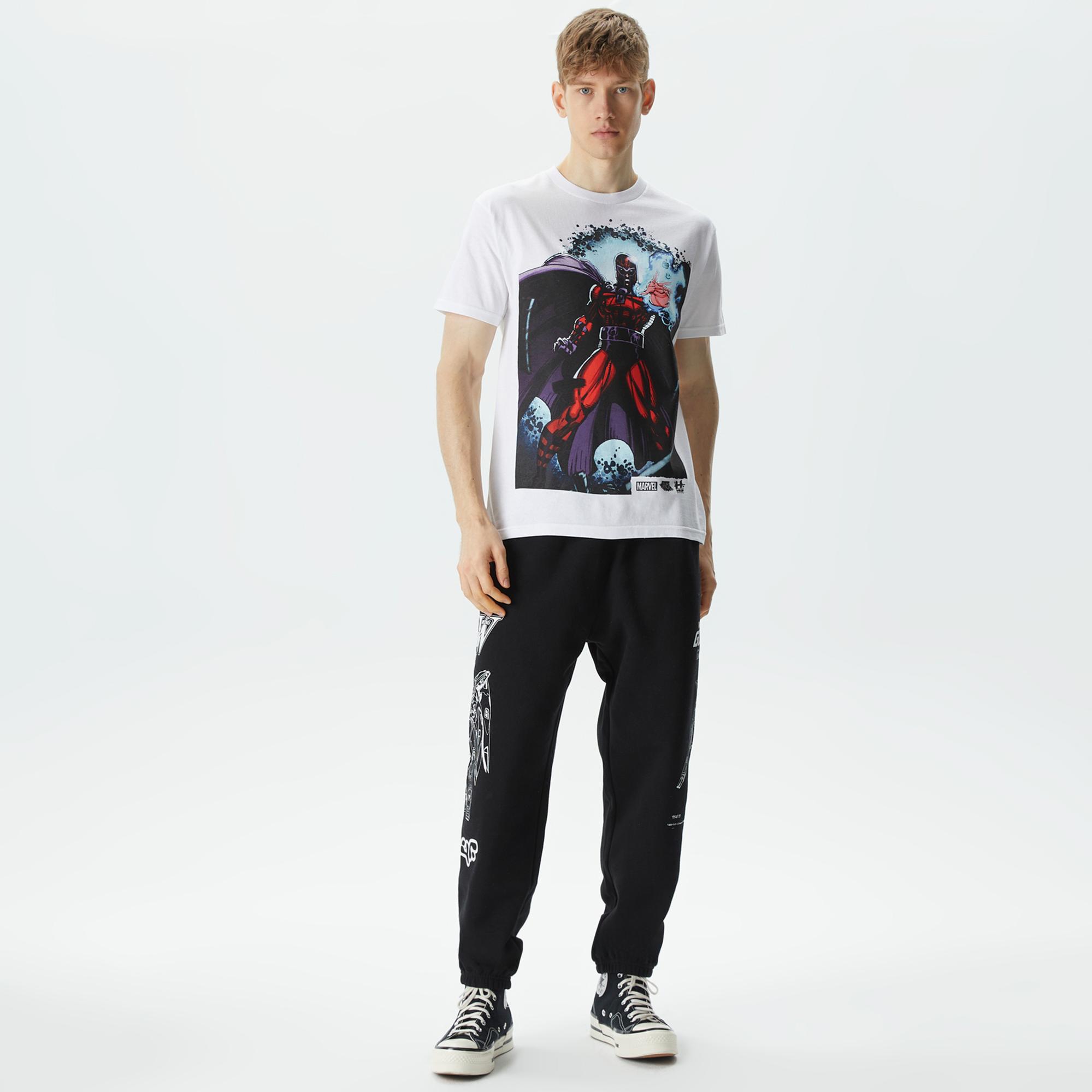 HUF x X-Men Magneto Triumphant Erkek Beyaz T-Shirt