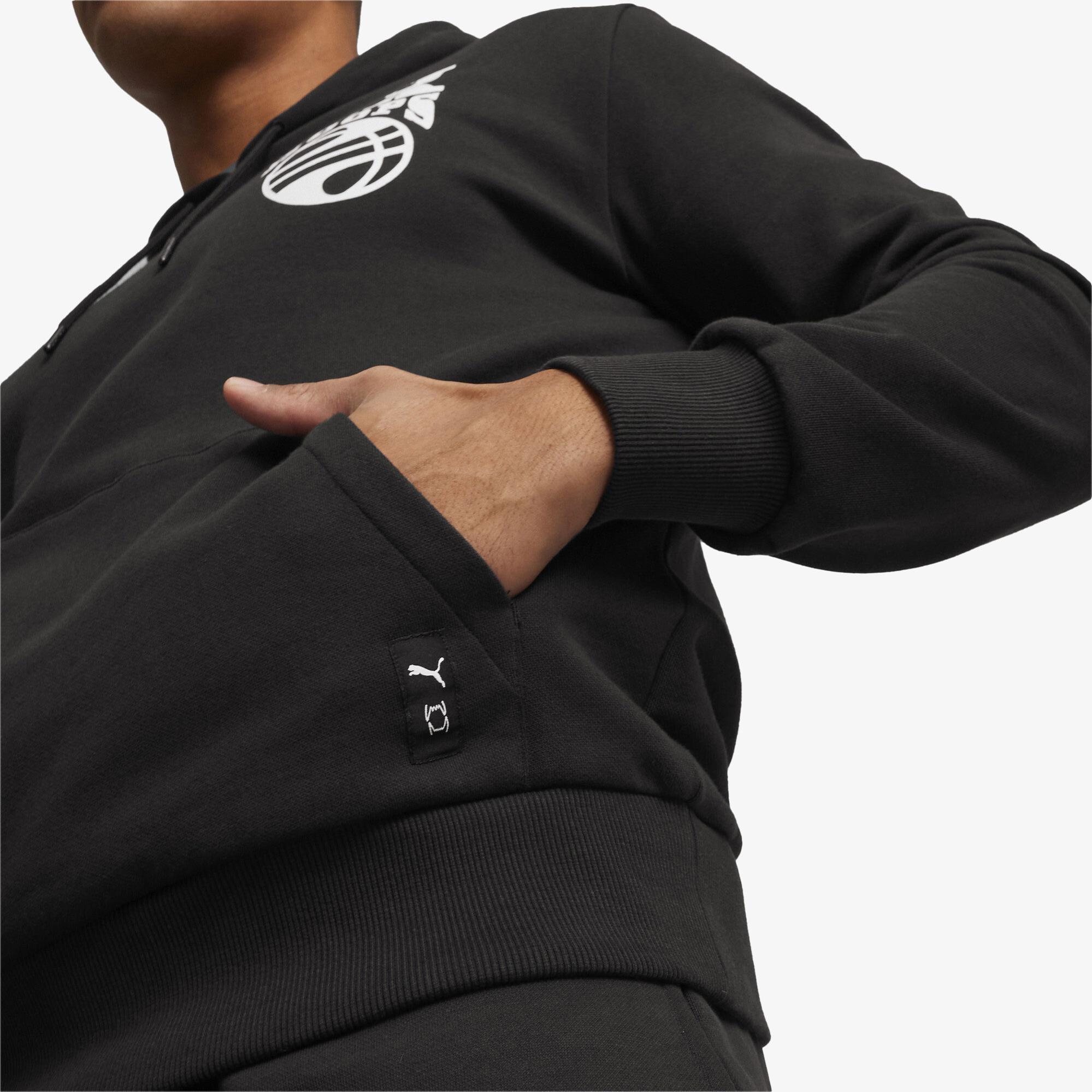 Puma Posterize 2.0 Erkek Siyah Hoodie