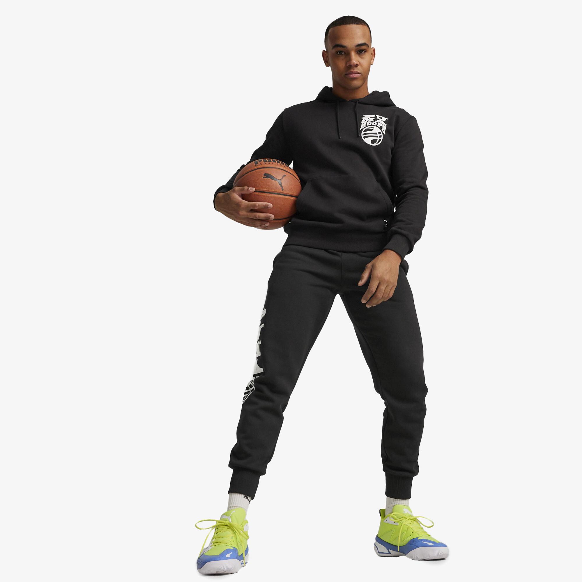 Puma Posterize 2.0 Erkek Siyah Hoodie