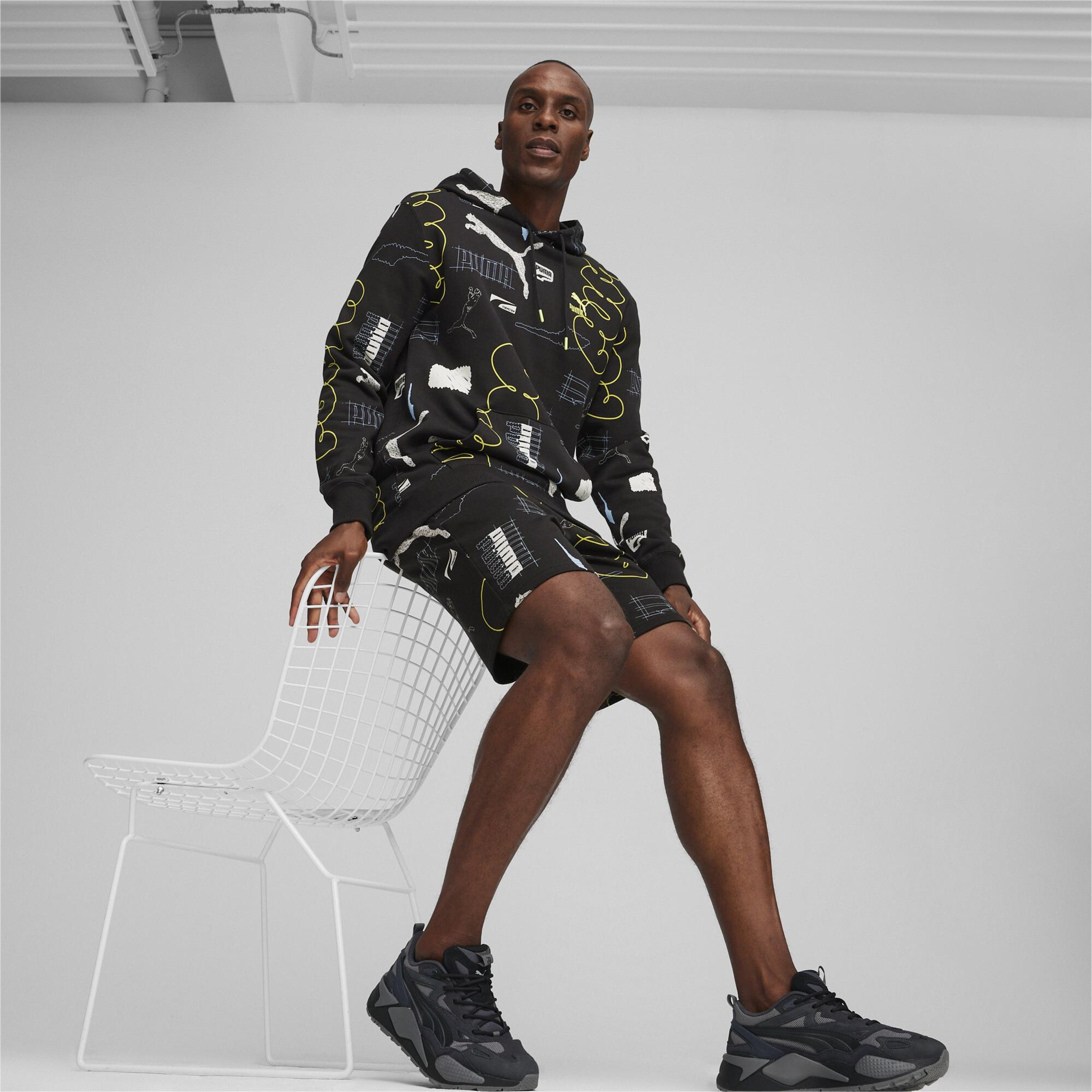 Puma Brand Love Erkek Siyah Hoodie