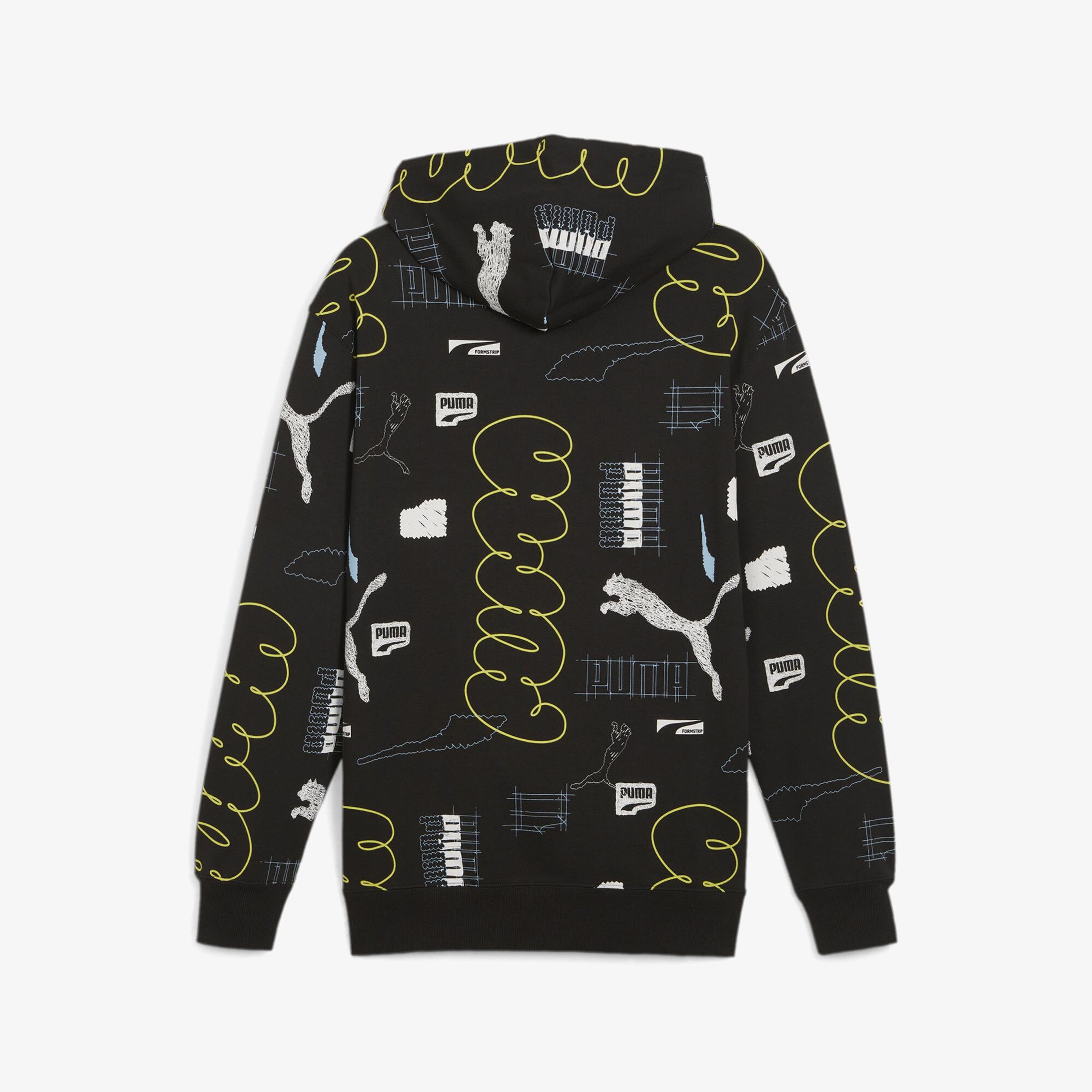 Puma Brand Love Erkek Siyah Hoodie