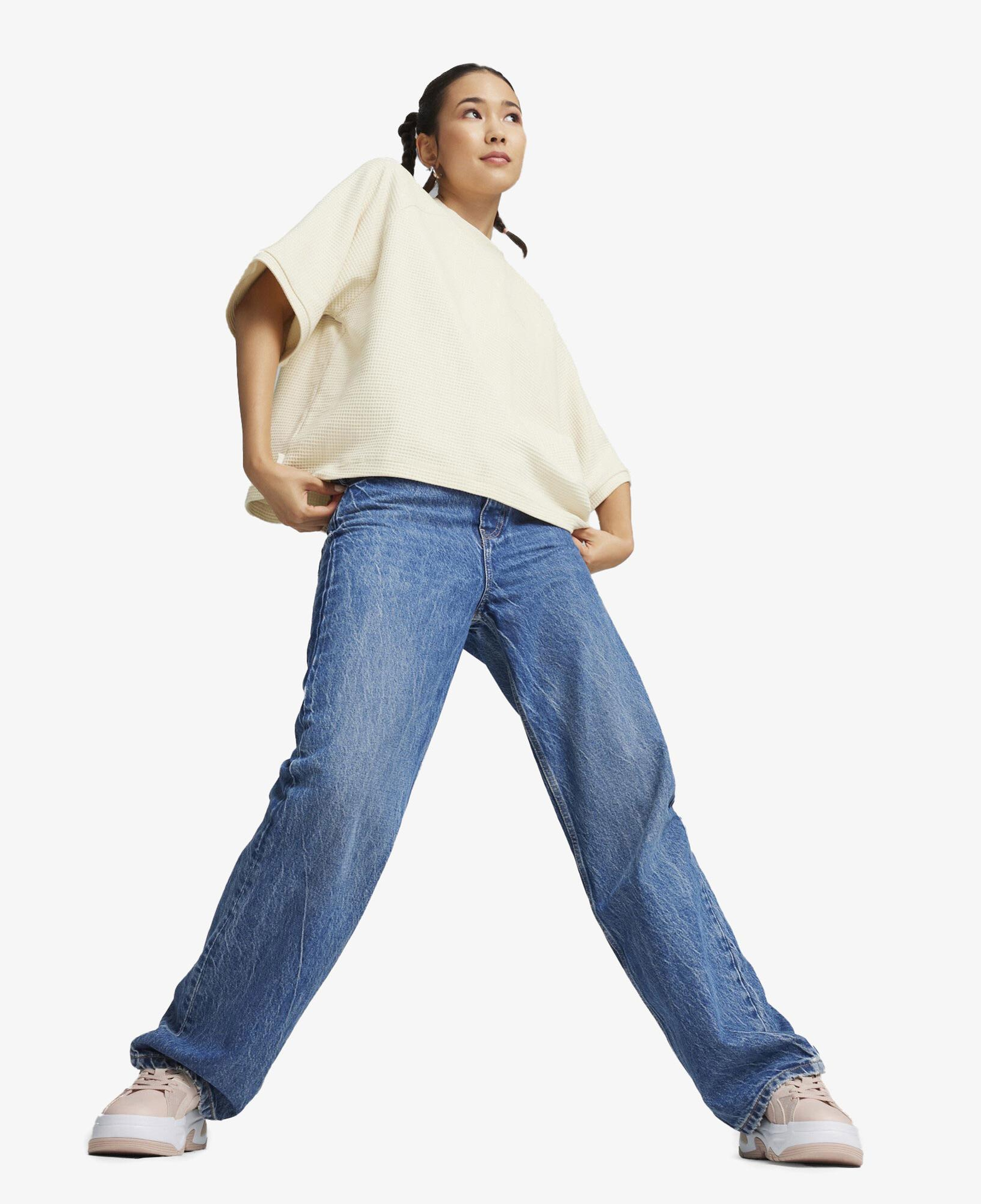 Puma infuse Relaxed Kadın Krem T-Shirt