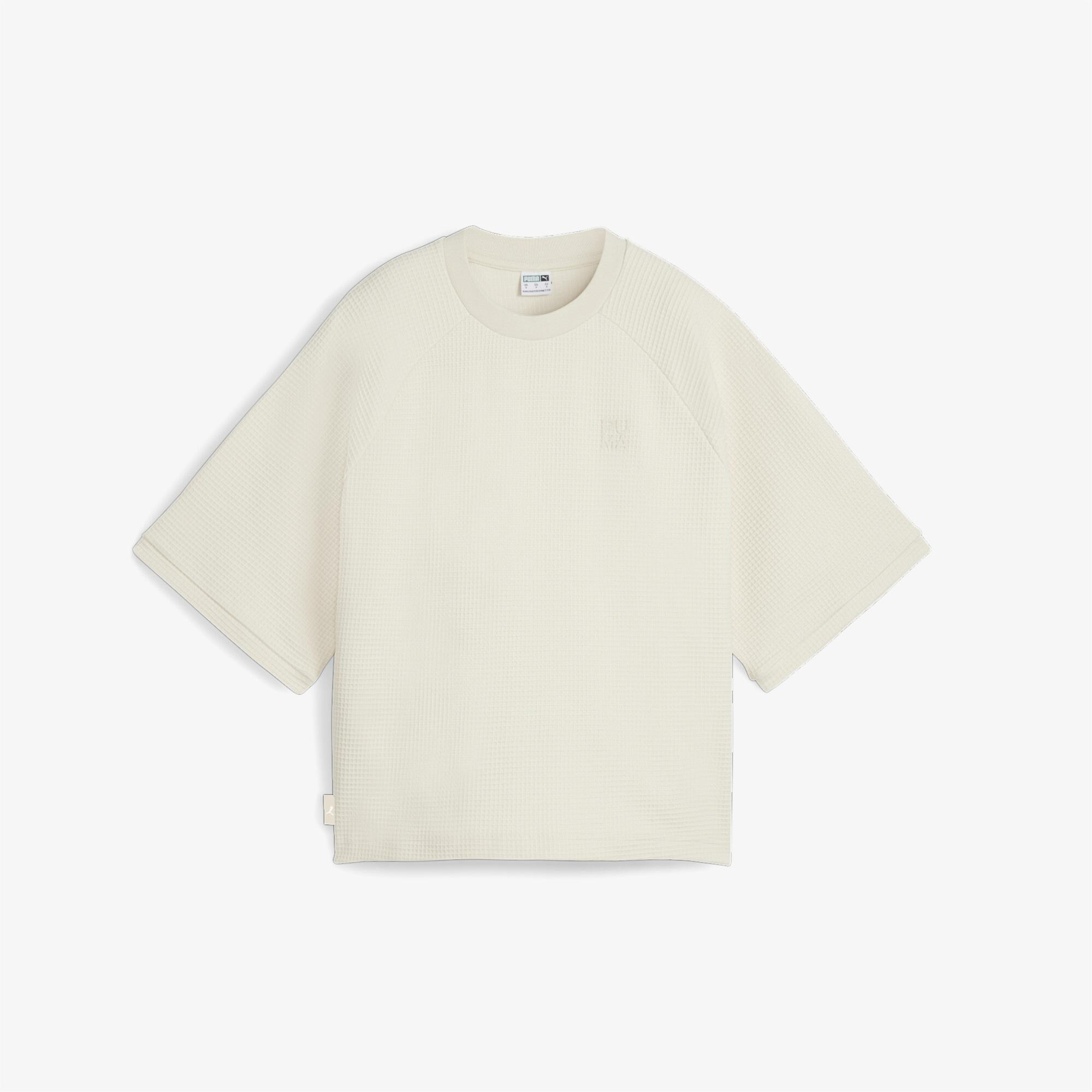 Puma infuse Relaxed Kadın Krem T-Shirt