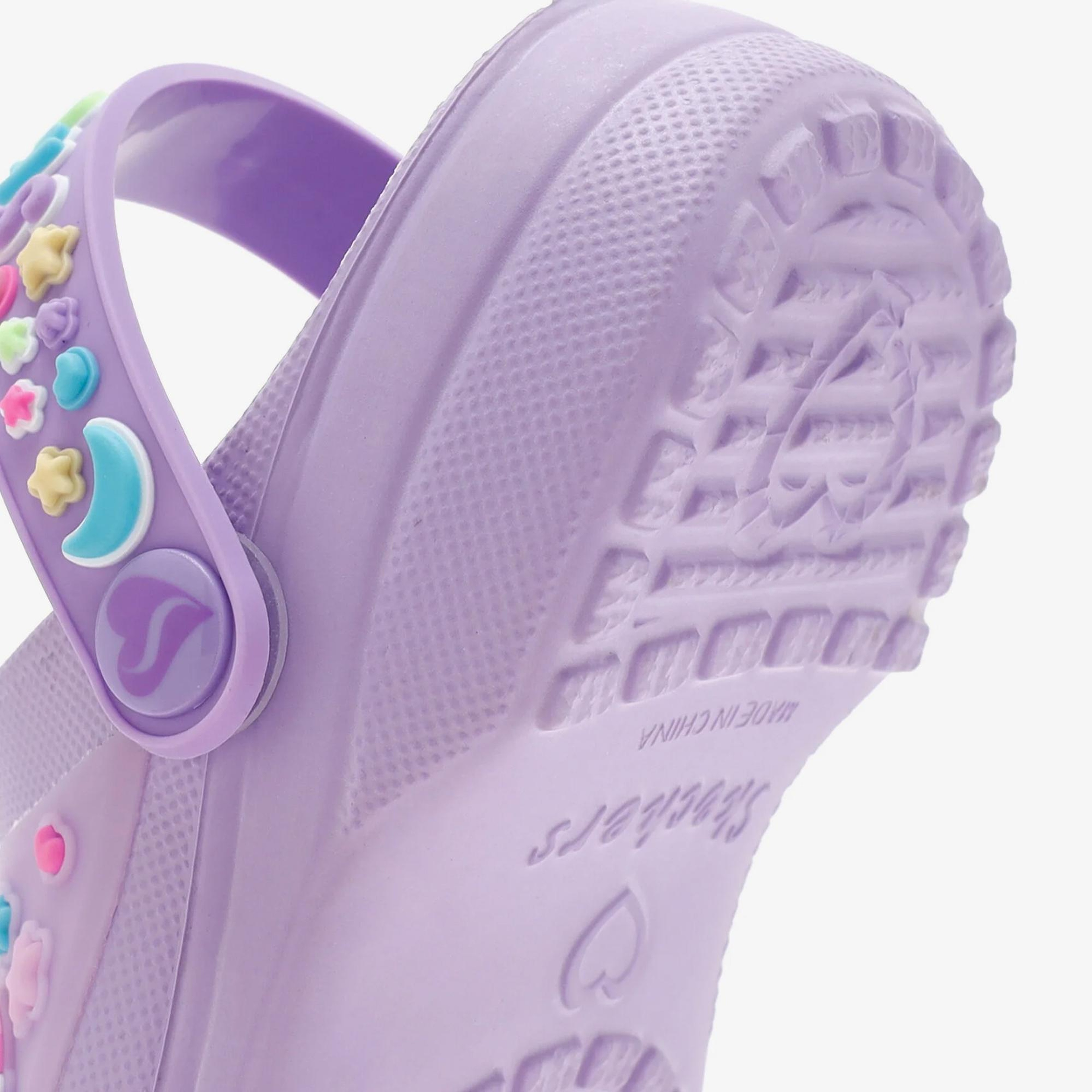 Skechers Heart Charmer Miss Girly Bebek Mor Sandalet