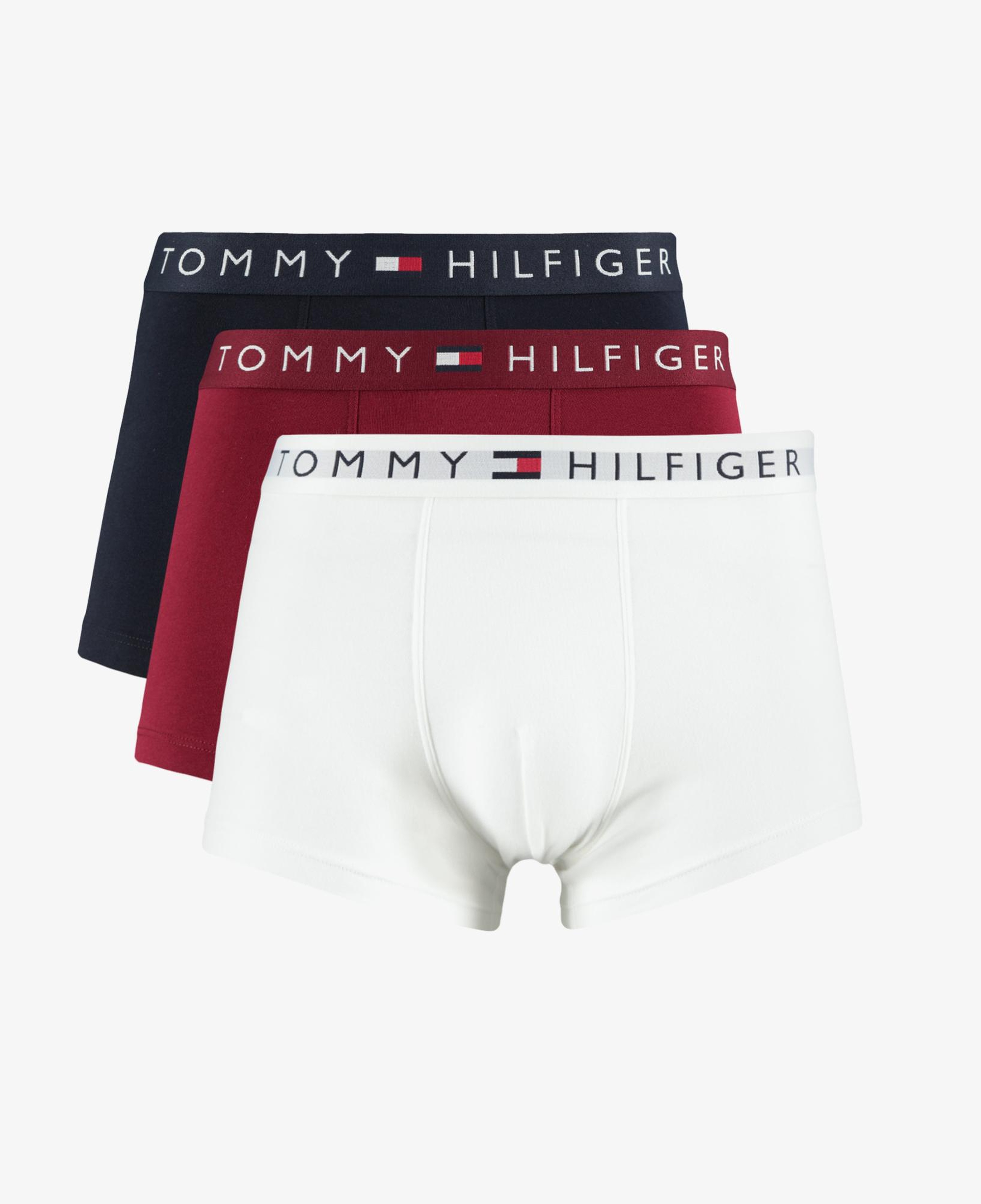 Tommy Hilfiger 3P Trunk Wb Erkek Mavi Boxer