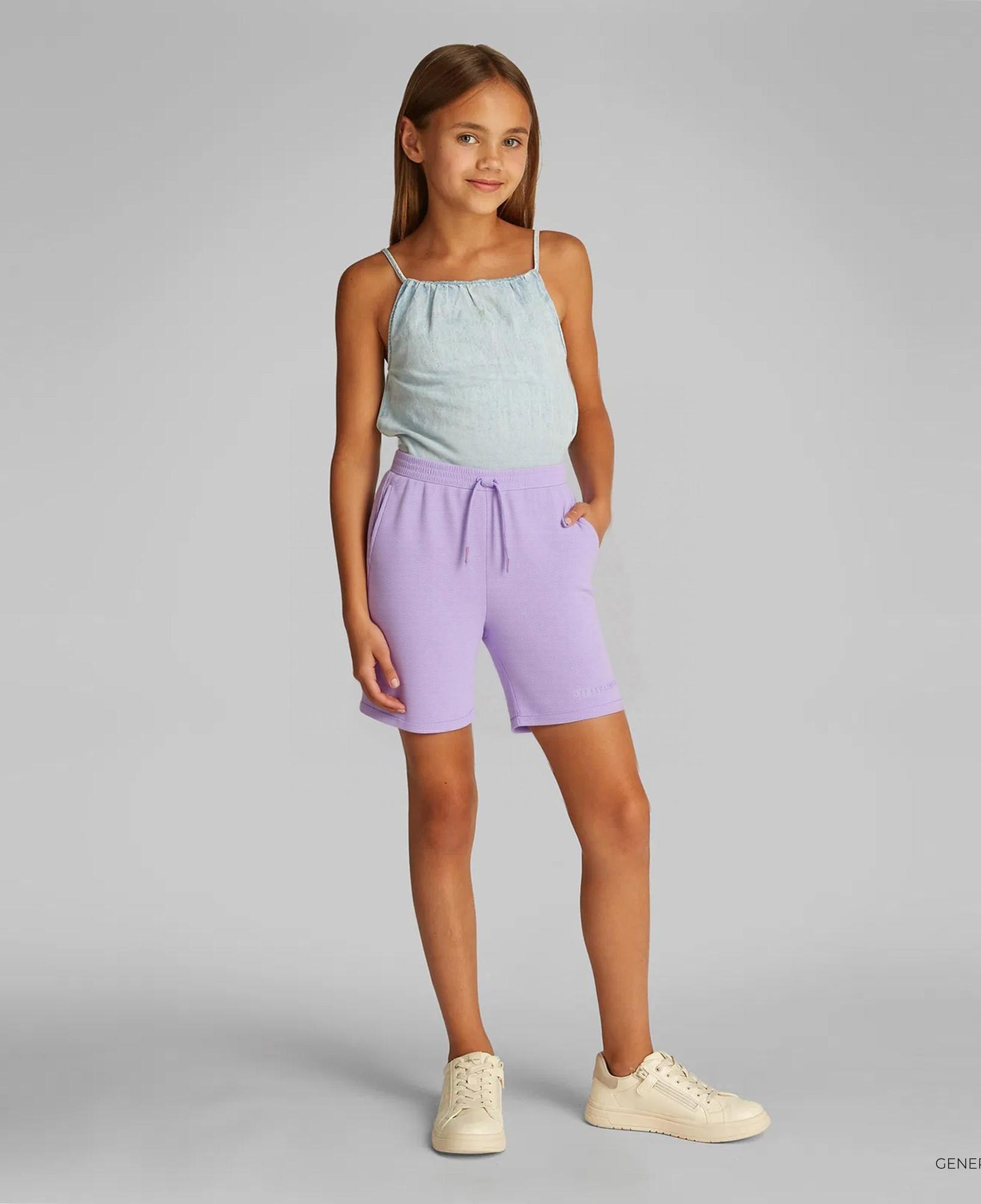 Les Benjamins Essential Çocuk Mor Şort