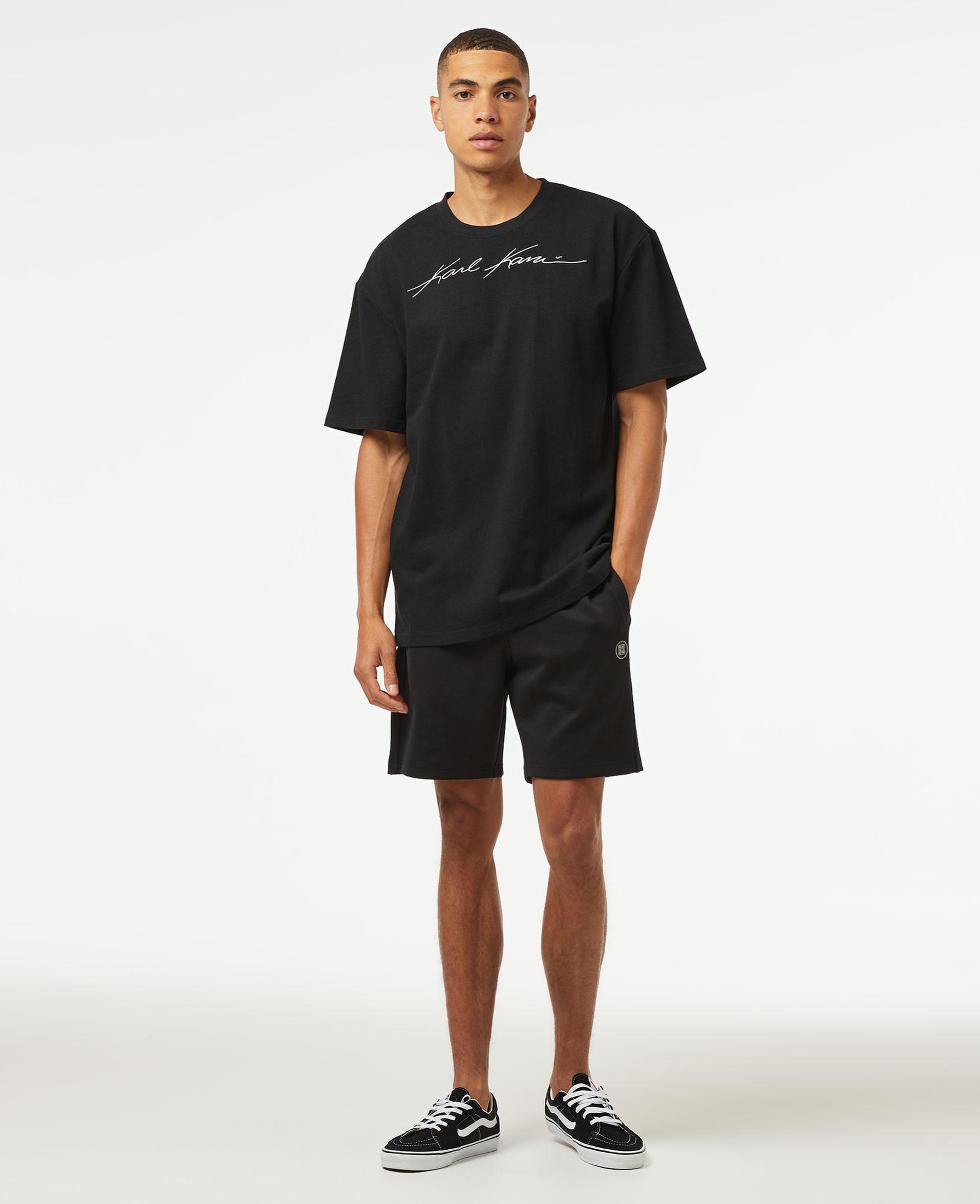 Karl Kani Autograph Heavy Jersey Boxy Erkek Siyah T-Shirt