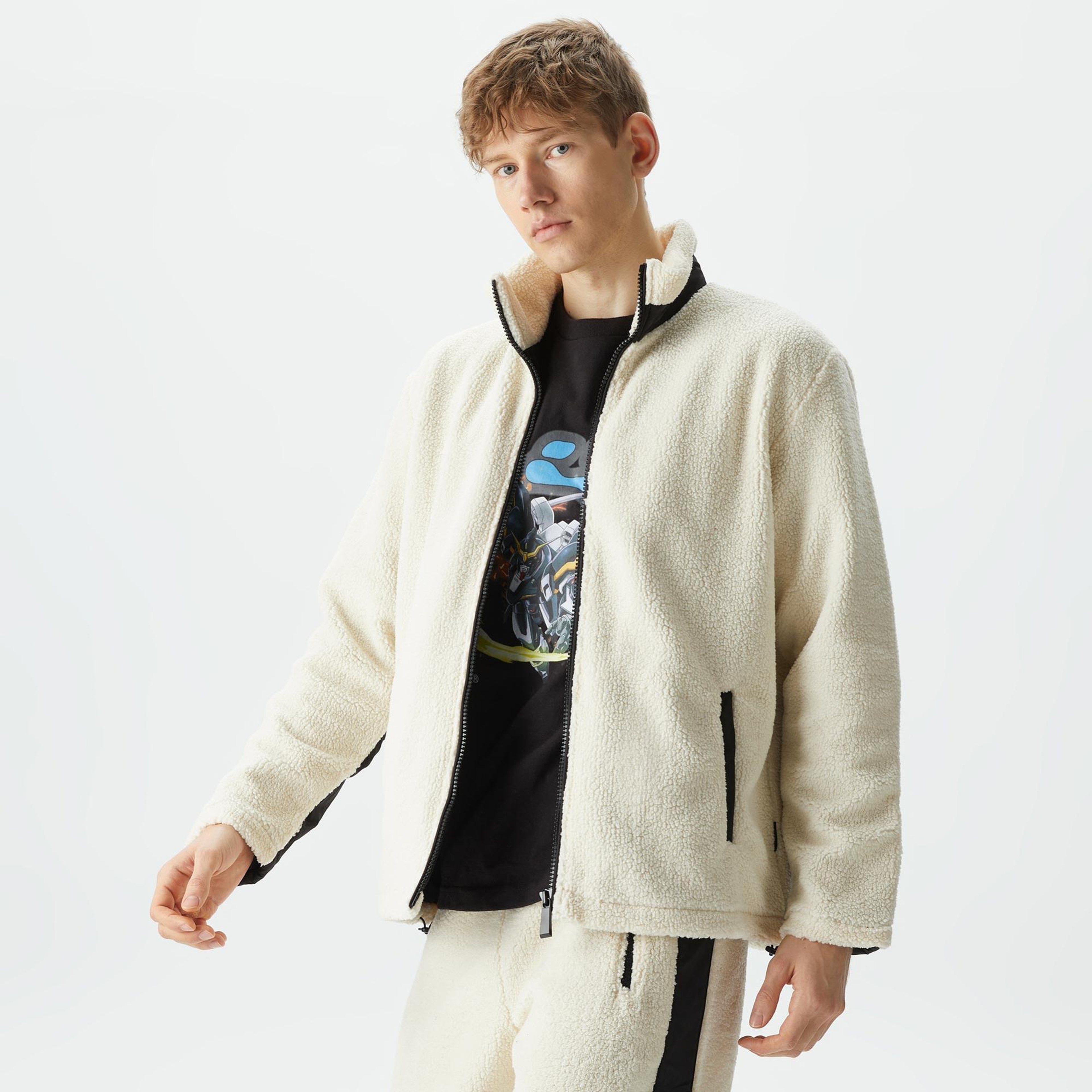 The Stay Line Hugger Unisex Krem Ceket