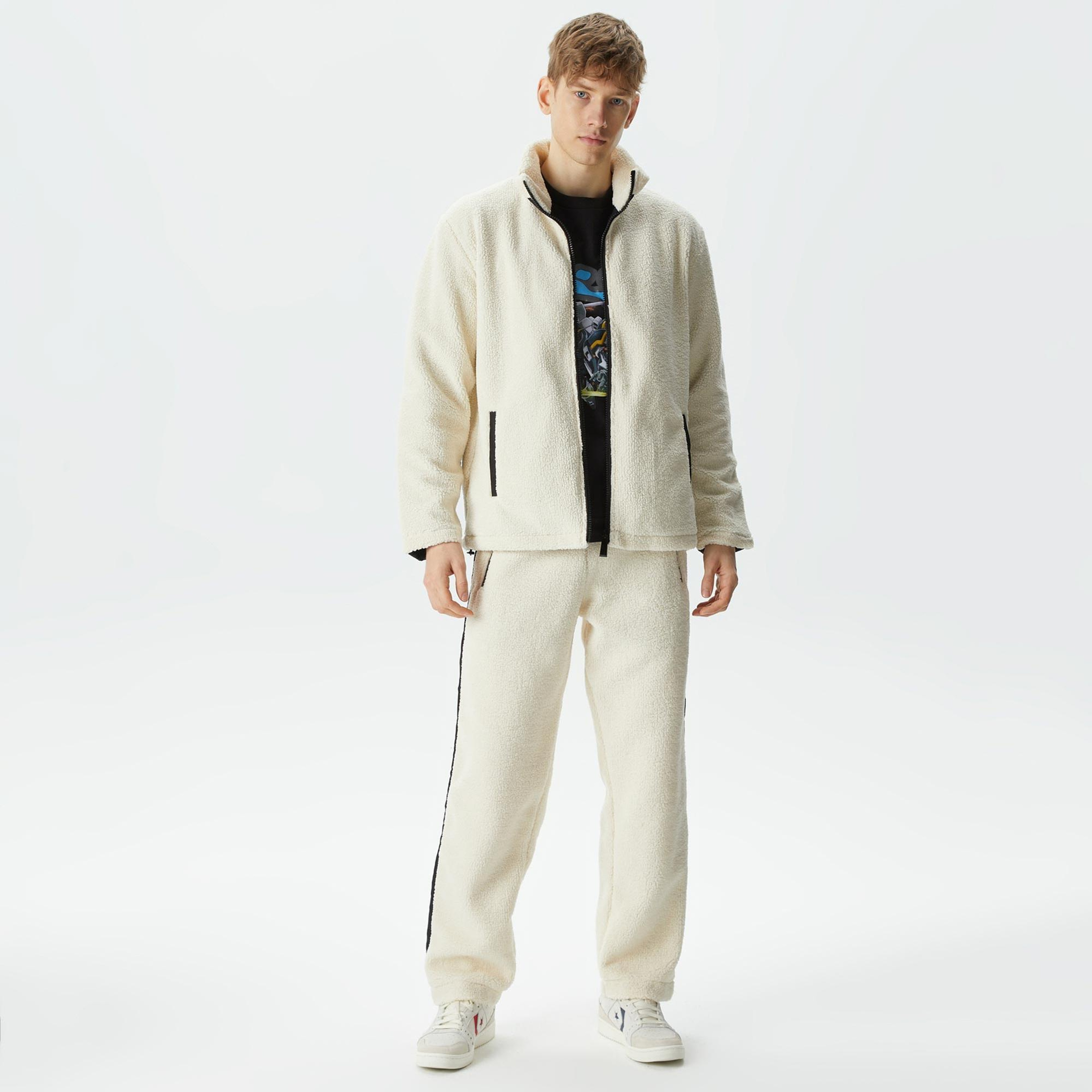 The Stay Line Hugger Unisex Krem Ceket