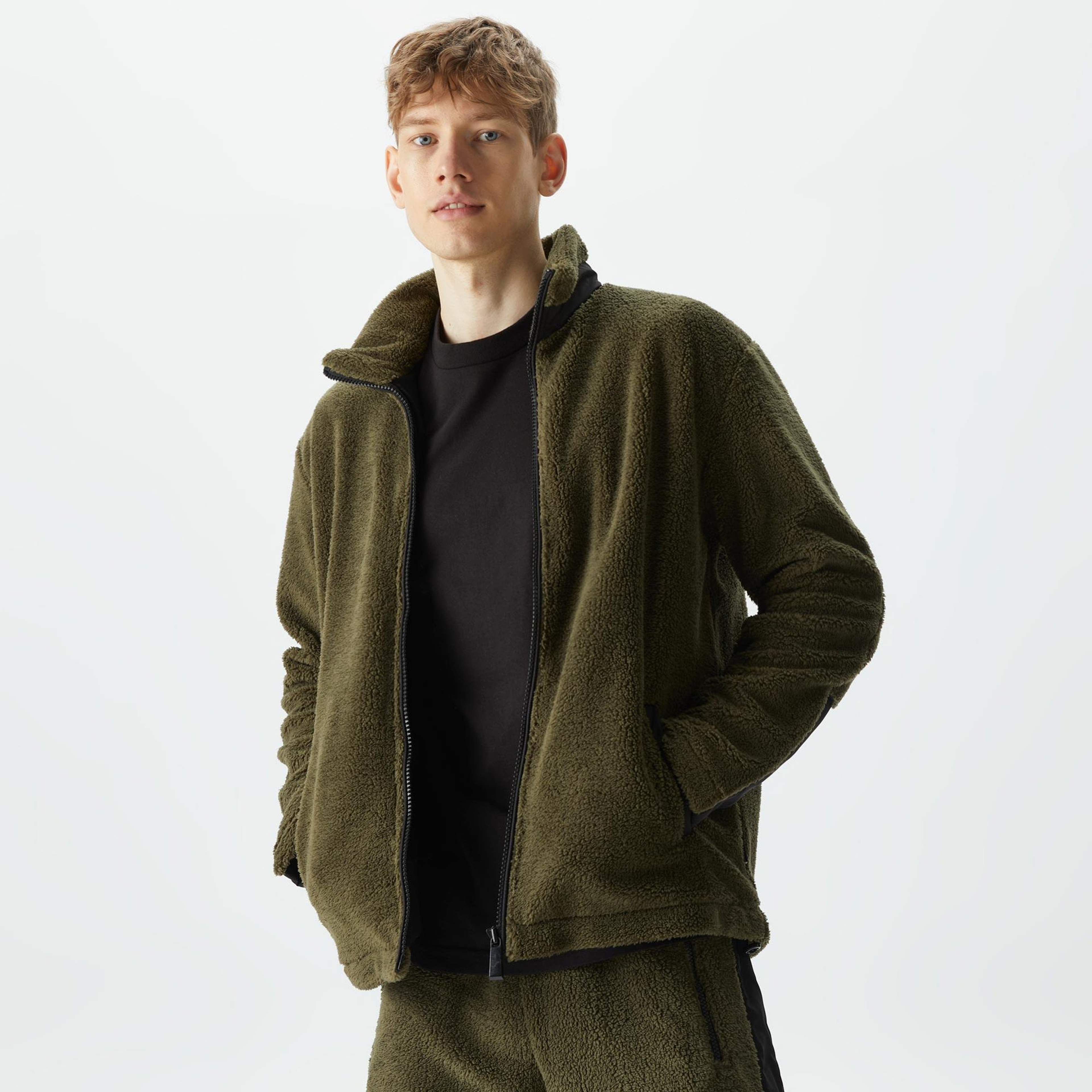 The Stay Line Hugger Unisex Haki Ceket