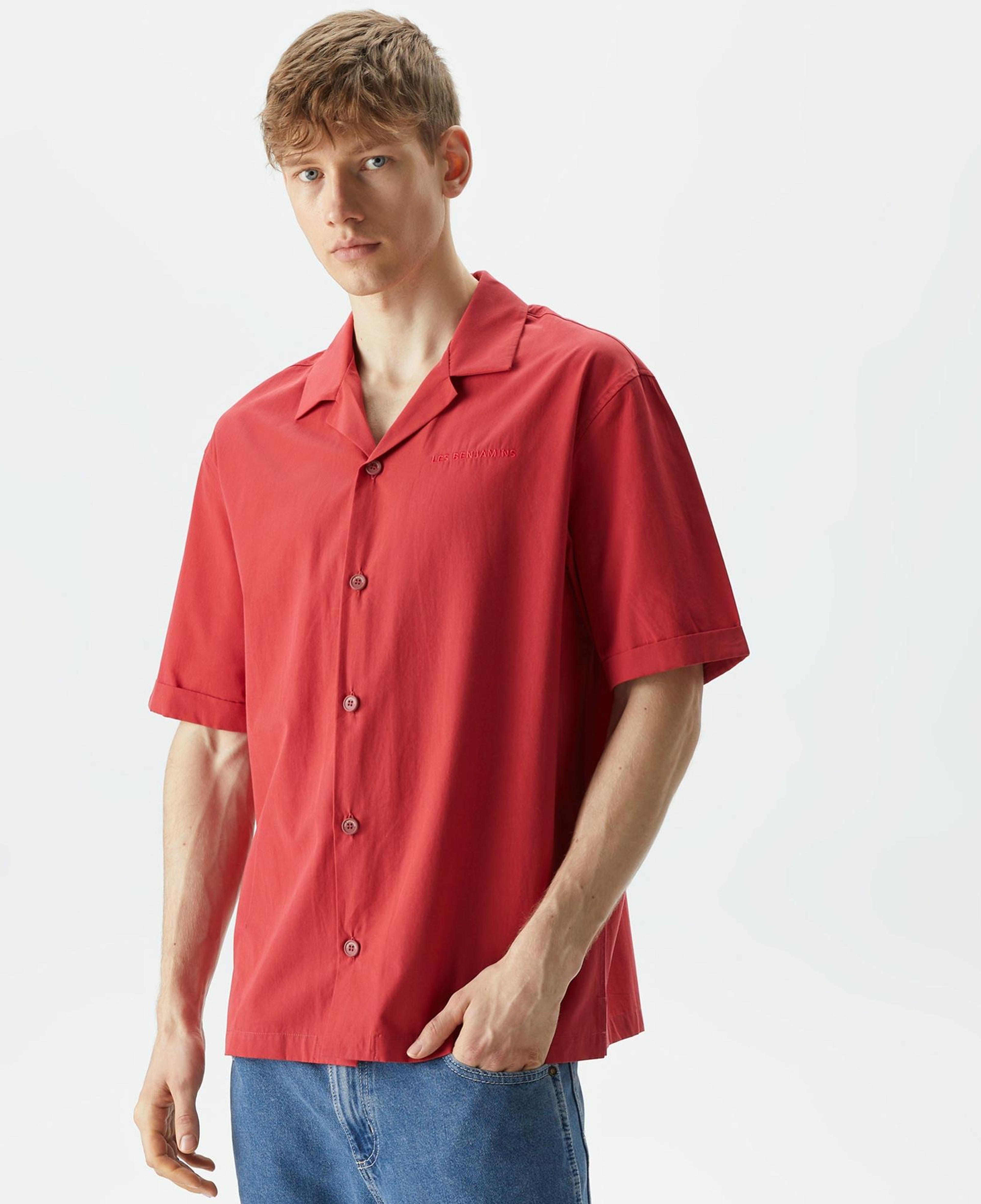 Les Benjamins Essential Erkek Kırmızı Gömlek