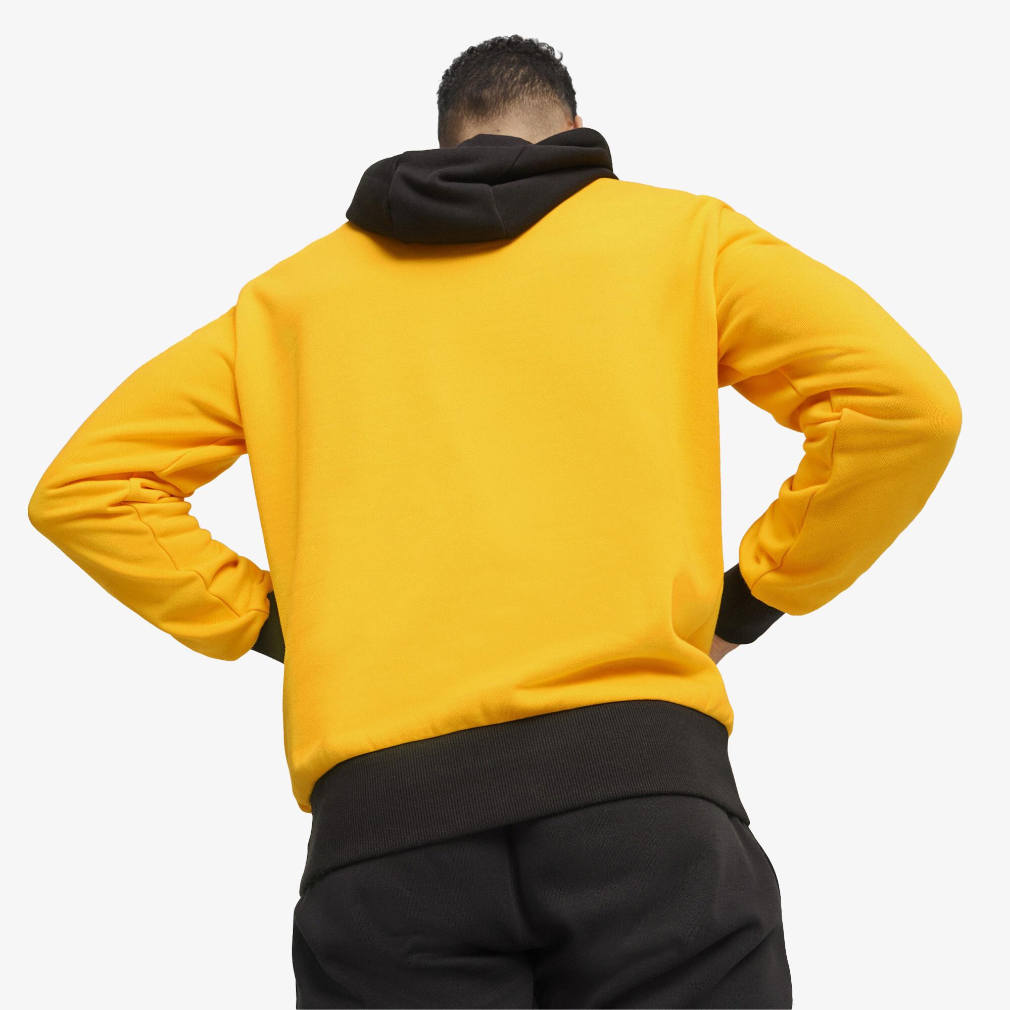 Puma Posterize 2.0 Erkek Sarı Hoodie