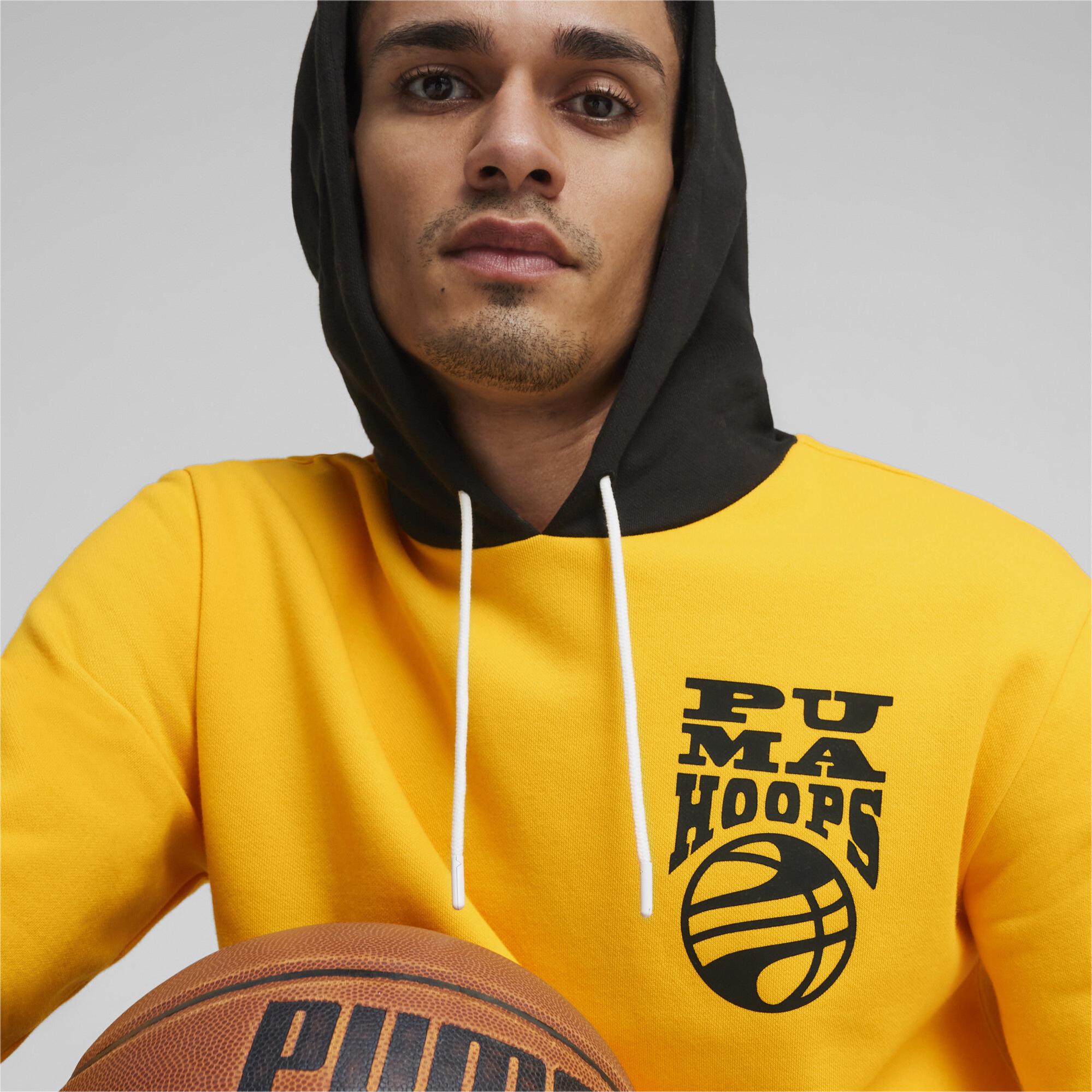 Puma Posterize 2.0 Erkek Sarı Hoodie
