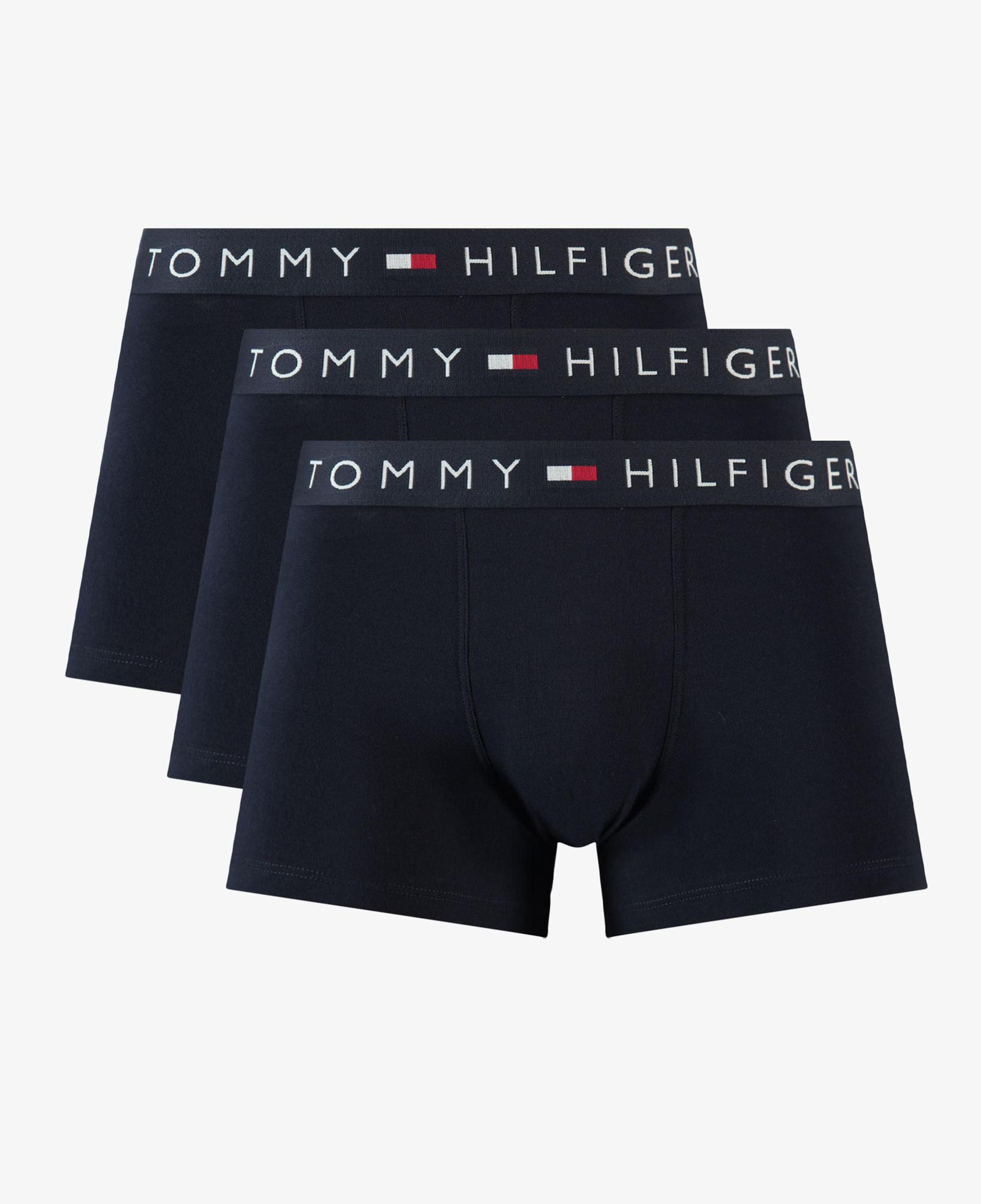 Tommy Hilfiger 3P Trunk Erkek Mavi Boxer