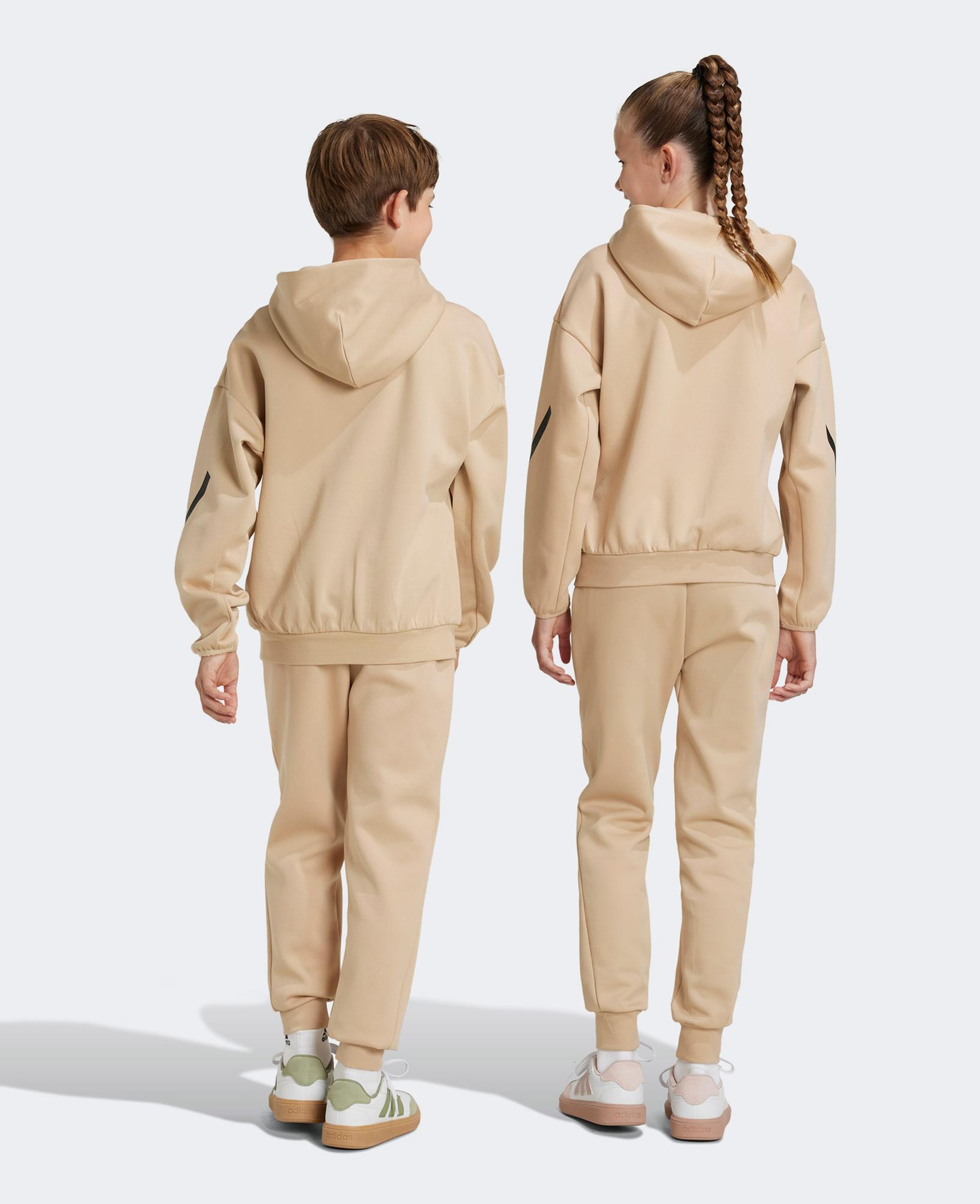 adidas Z.N.E. Tapered-Leg Çocuk Bej Eşofman Altı