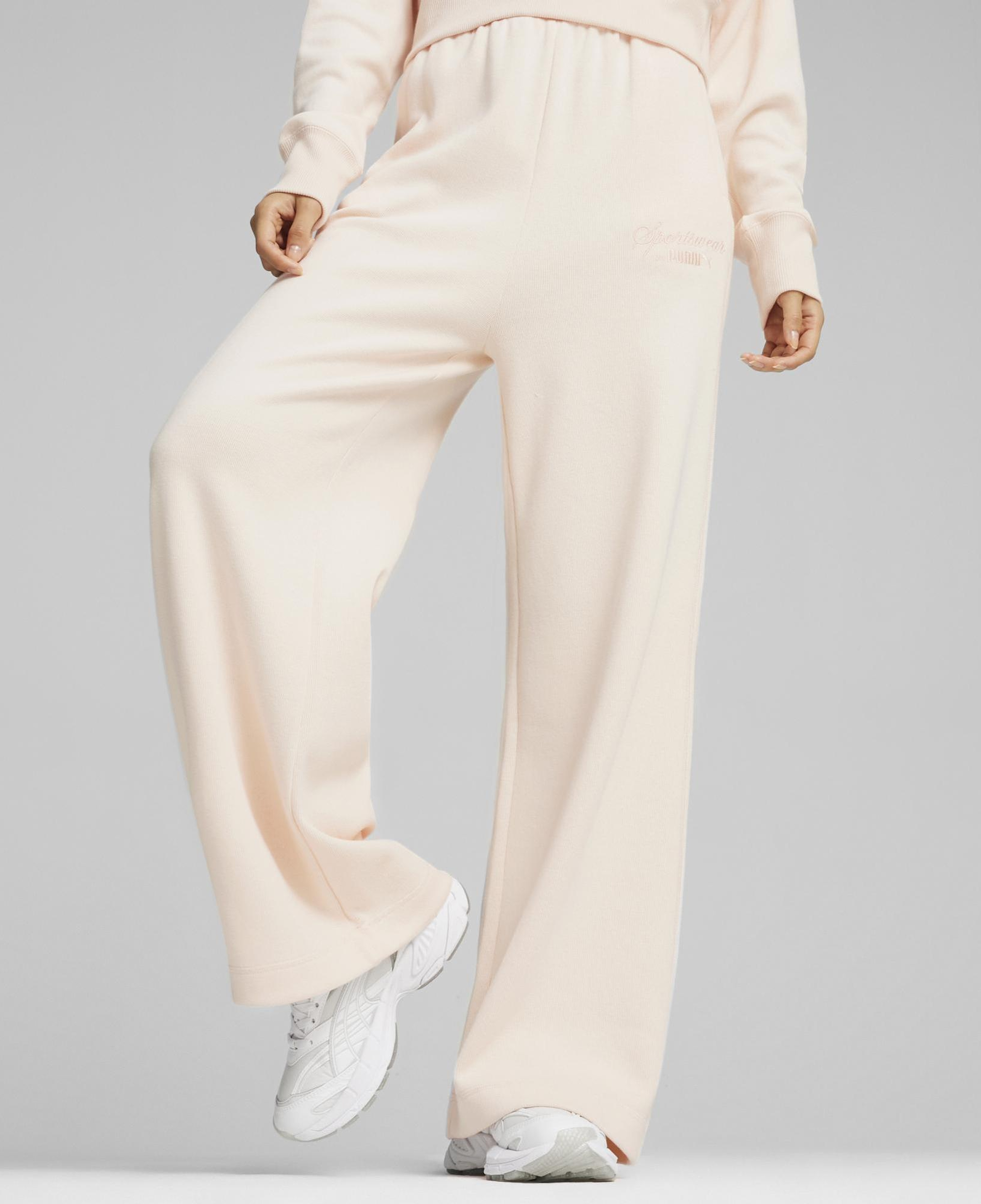 Puma Classics+ Relaxed Kadın Pembe Eşofman Altı