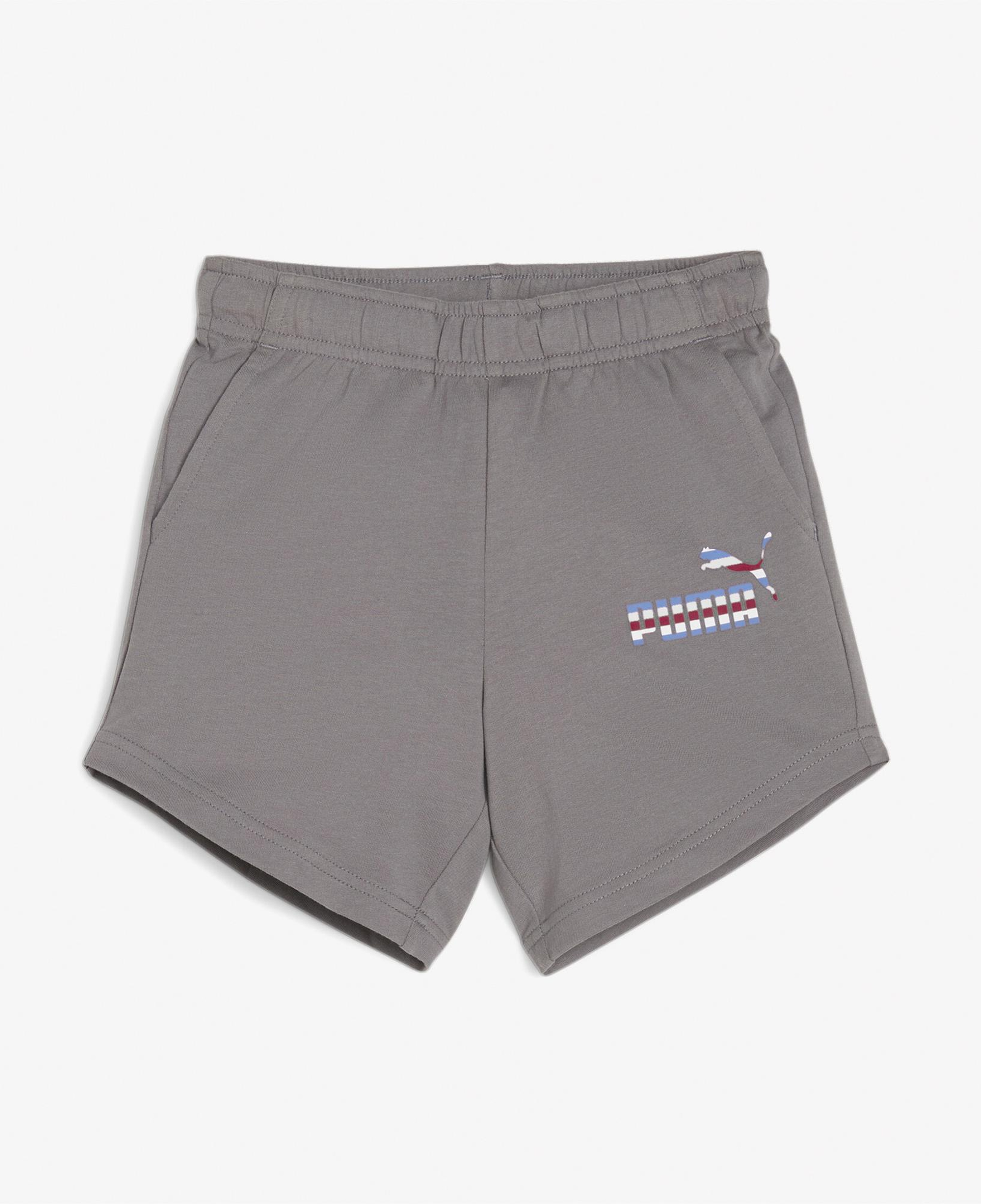 Puma Ess+ Summer Camp Çocuk Gri Şort